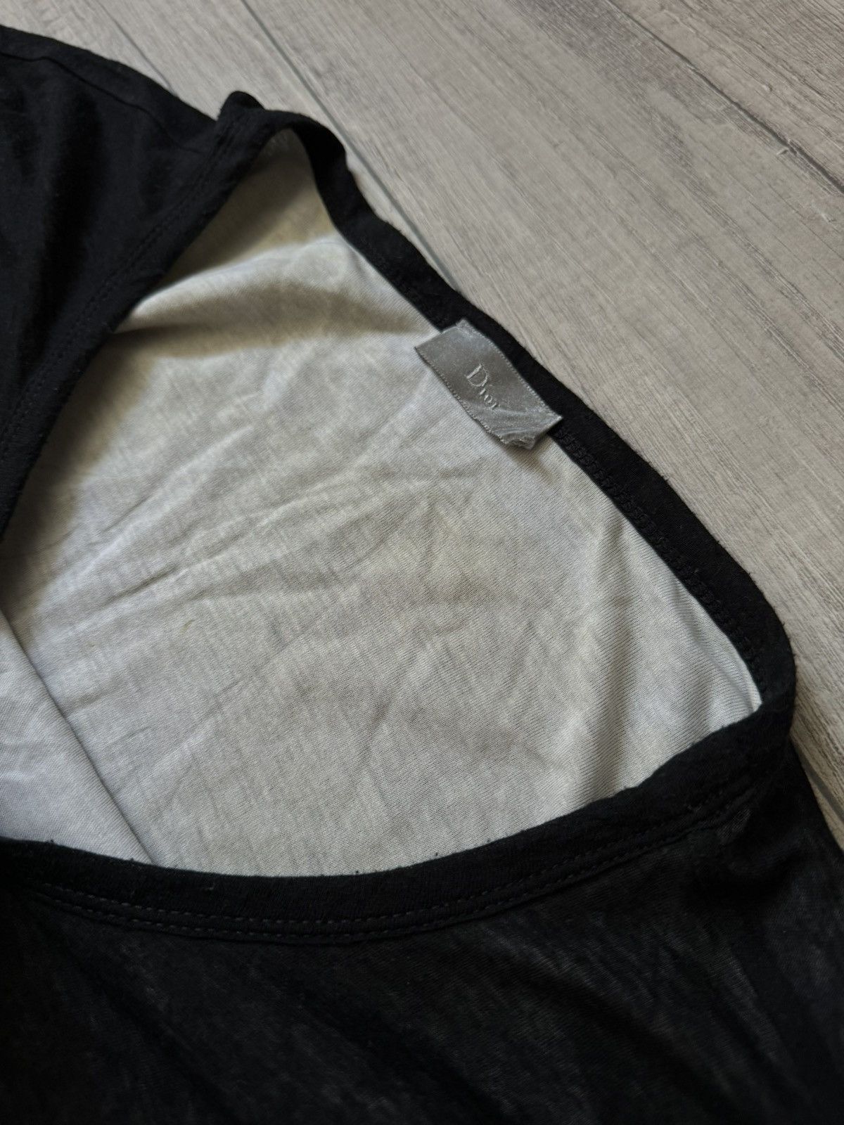 Dior 2000 S/S Dior Homme Layered Sheer Longsleeve — Hedi Slimane Size US L / EU 52-54 / 3 - 5 Thumbnail