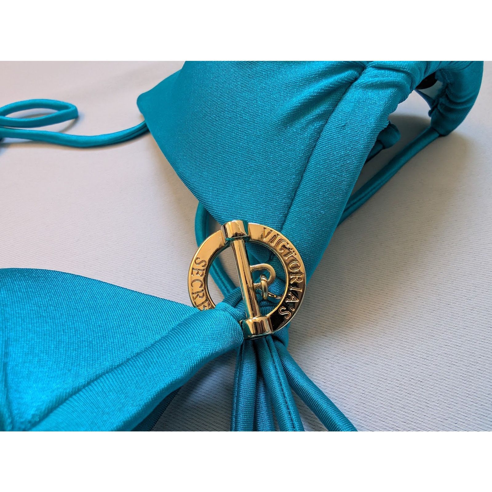 Victoria's Secret NWT Victoria’s Secret Bikini Set XS/S Teal Gold Charm Detail Size S / US 4 / IT 40 - 9 Thumbnail