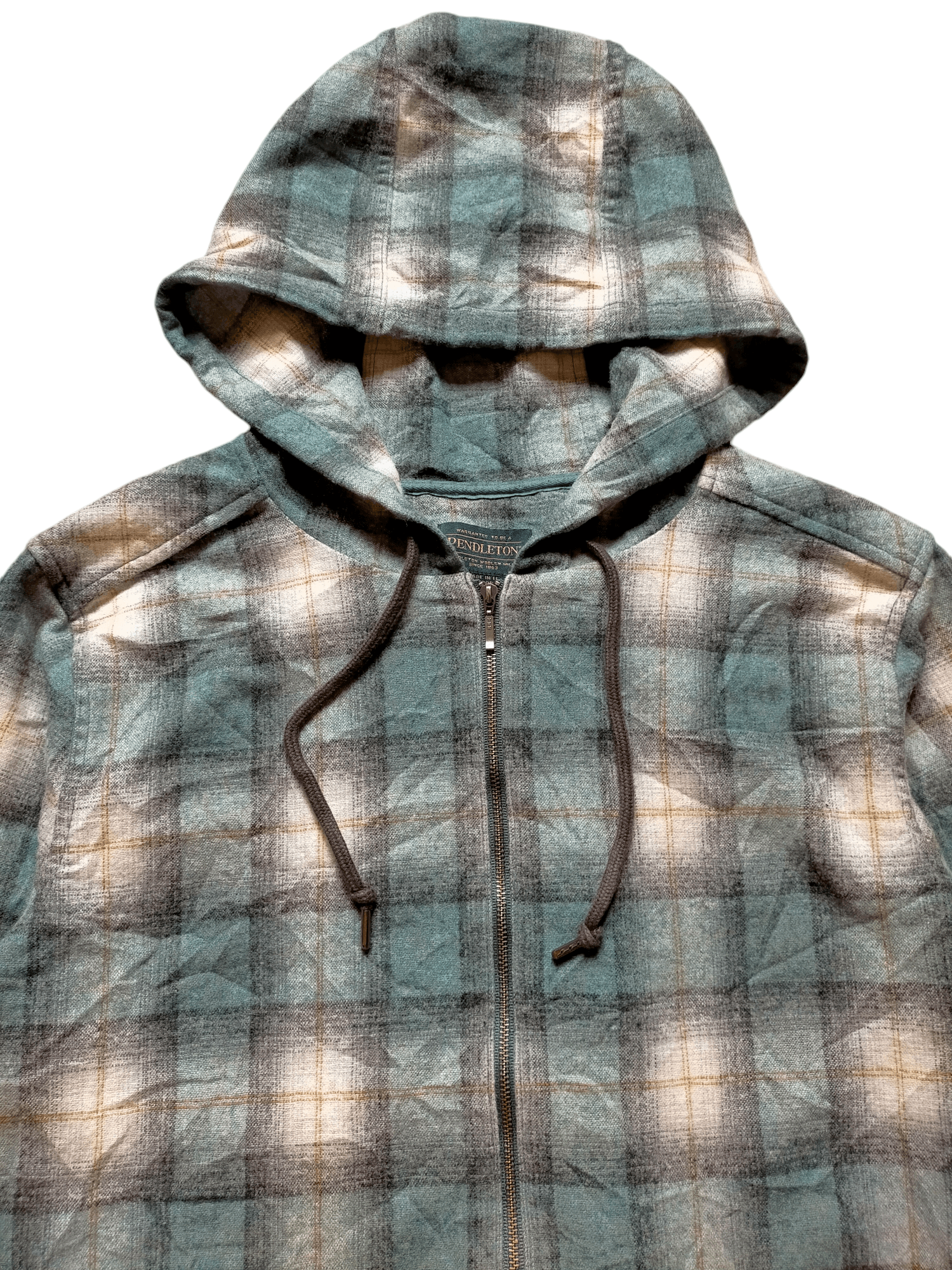 Pendleton Pendleton Wool Check Hoodie Zipped Size US L / EU 52-54 / 3 - 4 Thumbnail