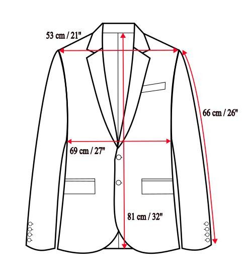 Suitsupply Lazio Pure Wool Blazer Size 7XL (EU:33; UK:56; US:56S) Size 54R - 5 Thumbnail
