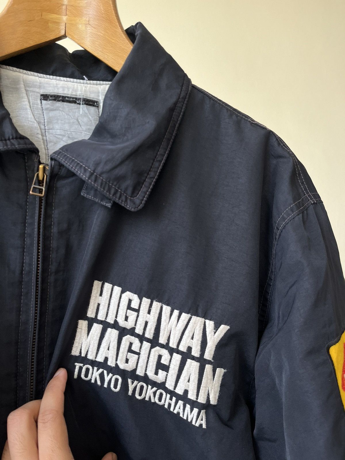 YELLOW CORN Vintage Yellow Corn Embroidered Racing Jacket Size US L / EU 52-54 / 3 - 7 Thumbnail