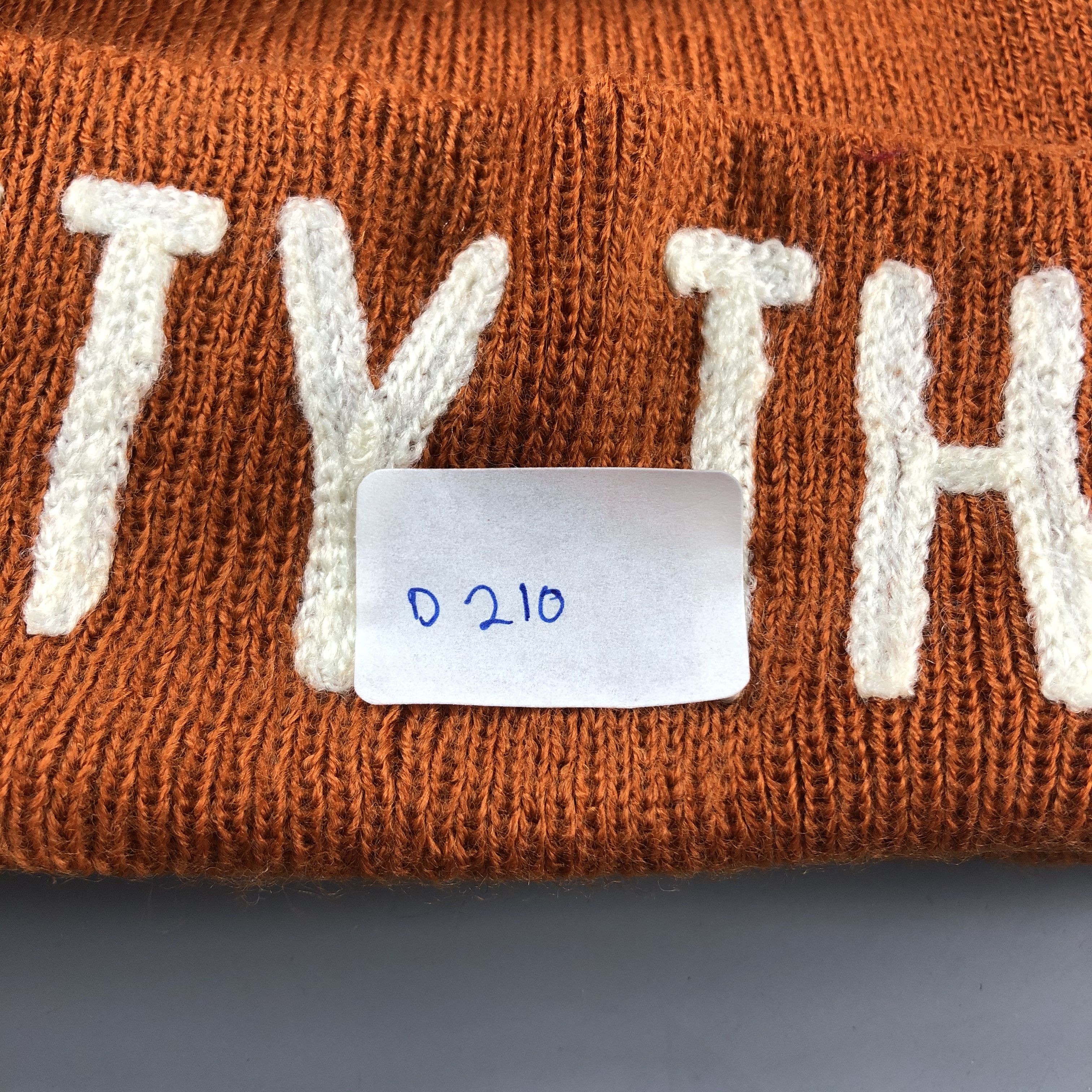 Vintage Wording "Here Is Strength" Beanie Snow Hat Snow Cap -D210 Size ONE SIZE - 5 Thumbnail