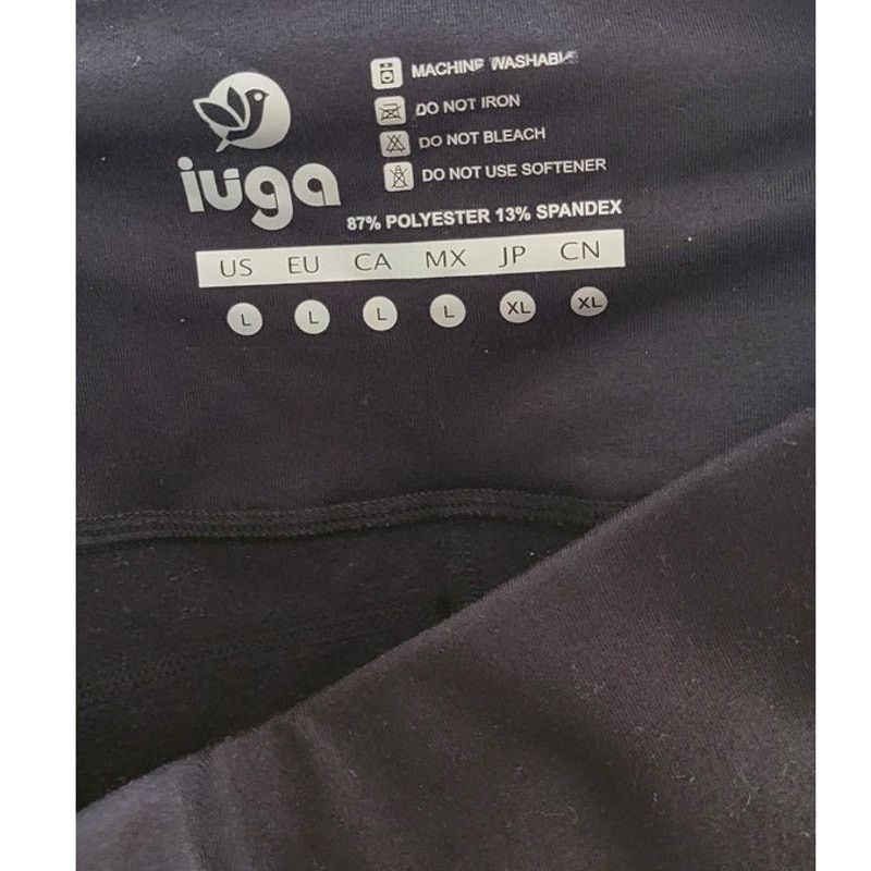 Other Luga Black Workout Stretch Yoga Leggings Size L Size 28" / US 6 / IT 42 - 5 Thumbnail