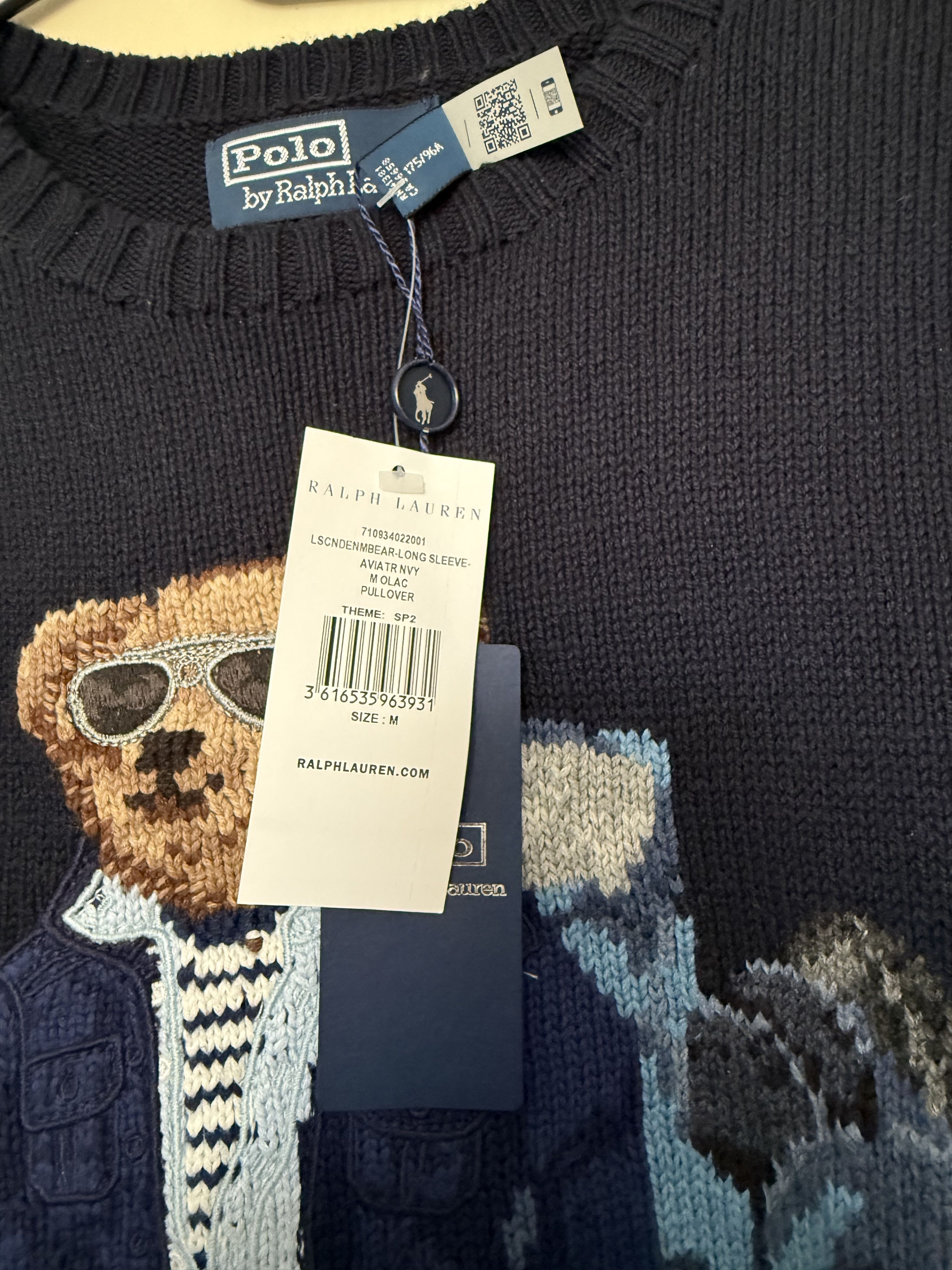 Polo Ralph Lauren Polo Bear Sweater – Rare Aviator Jeep Edition – Size M Size US M / EU 48-50 / 2 - 1 Thumbnail
