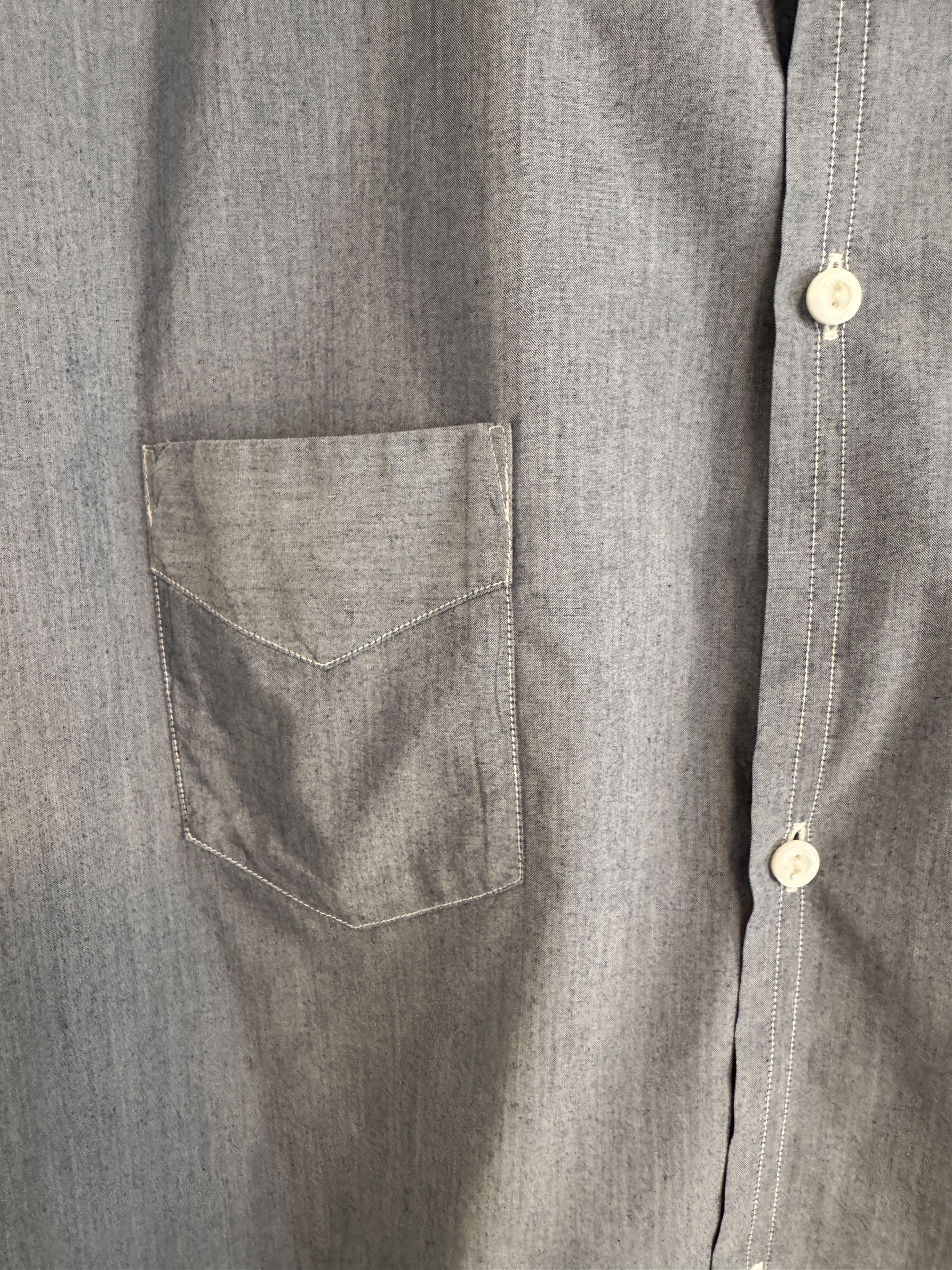 Post Overalls 3211-FC NEUTRA 3 : feather chambray indigo Size US M / EU 48-50 / 2 - 2 Thumbnail