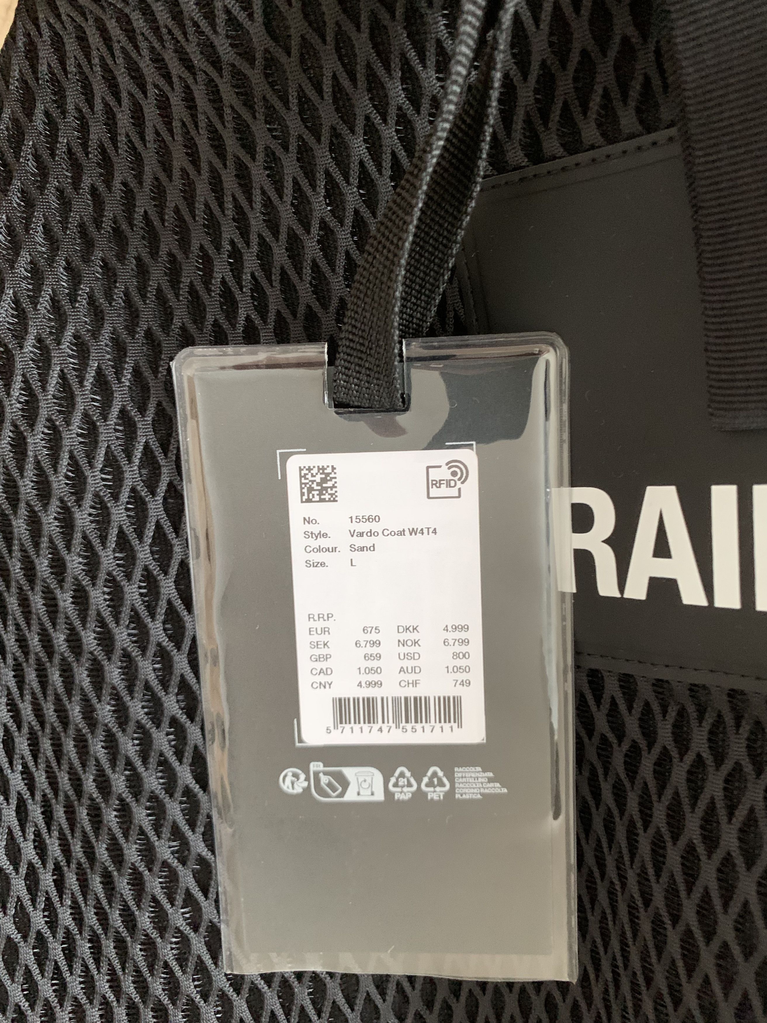 Rains Rains Vardo waterproof winter coat Size US L / EU 52-54 / 3 - 8 Thumbnail