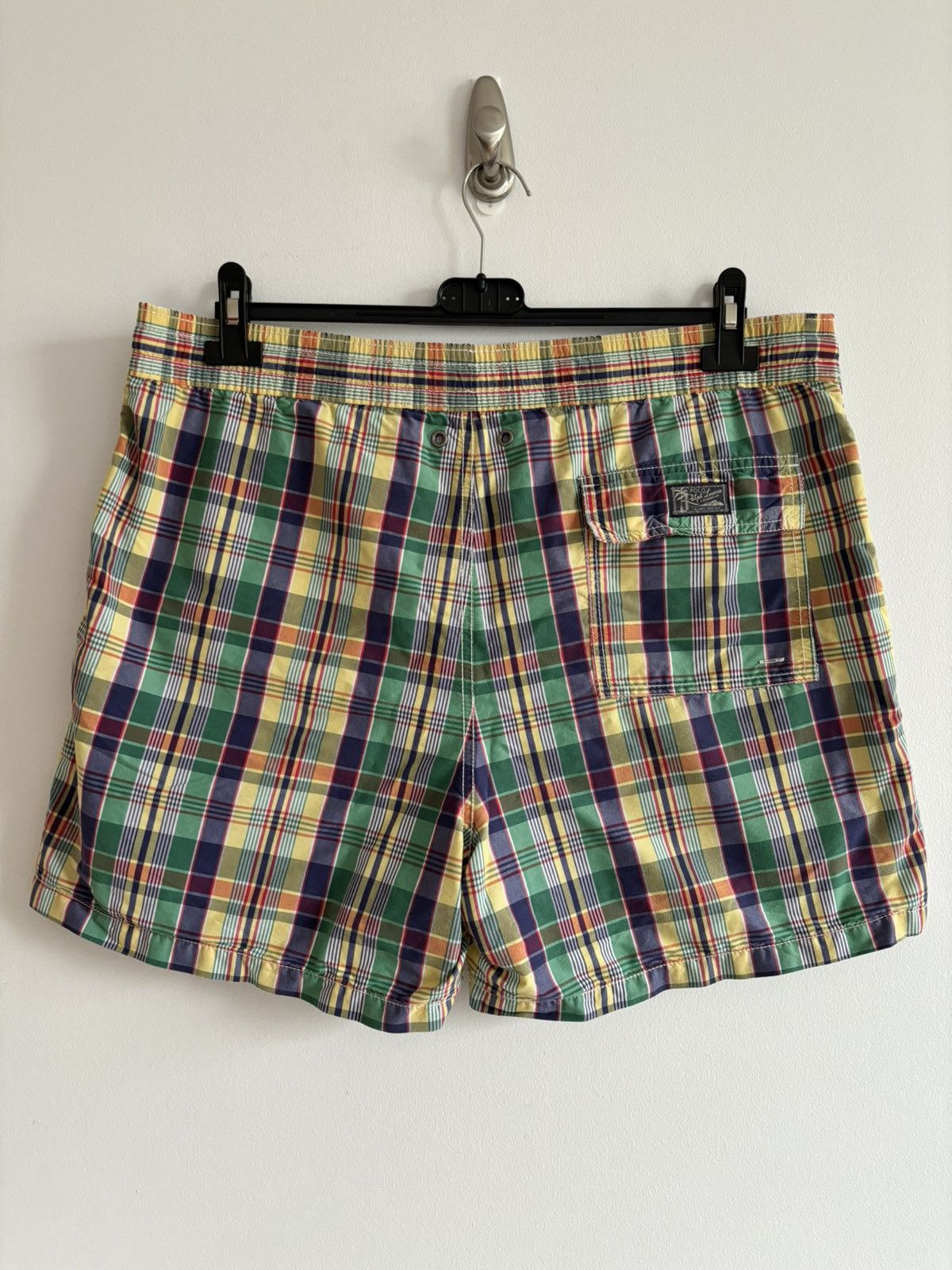 Polo Ralph Lauren × Vintage Vintage Checkered Swim Shorts Ralph Lauren Size US 34 / EU 50 - 4 Thumbnail
