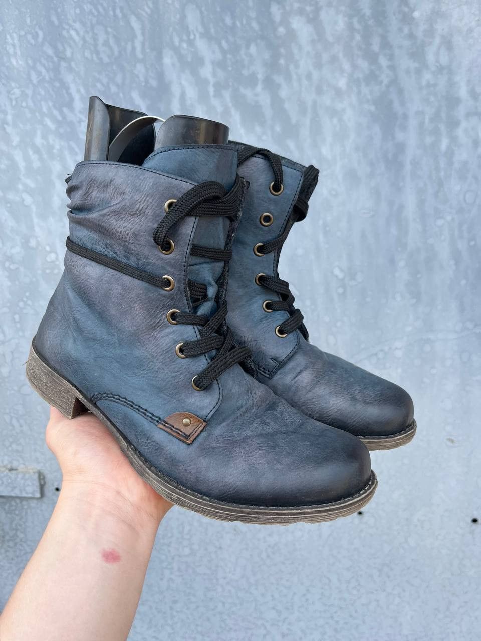 If Six Was Nine × Japanese Brand × Vintage Vintage As 98 Guidi style Faded Biker High Boots Size US 7 / EU 40 - 2 Thumbnail