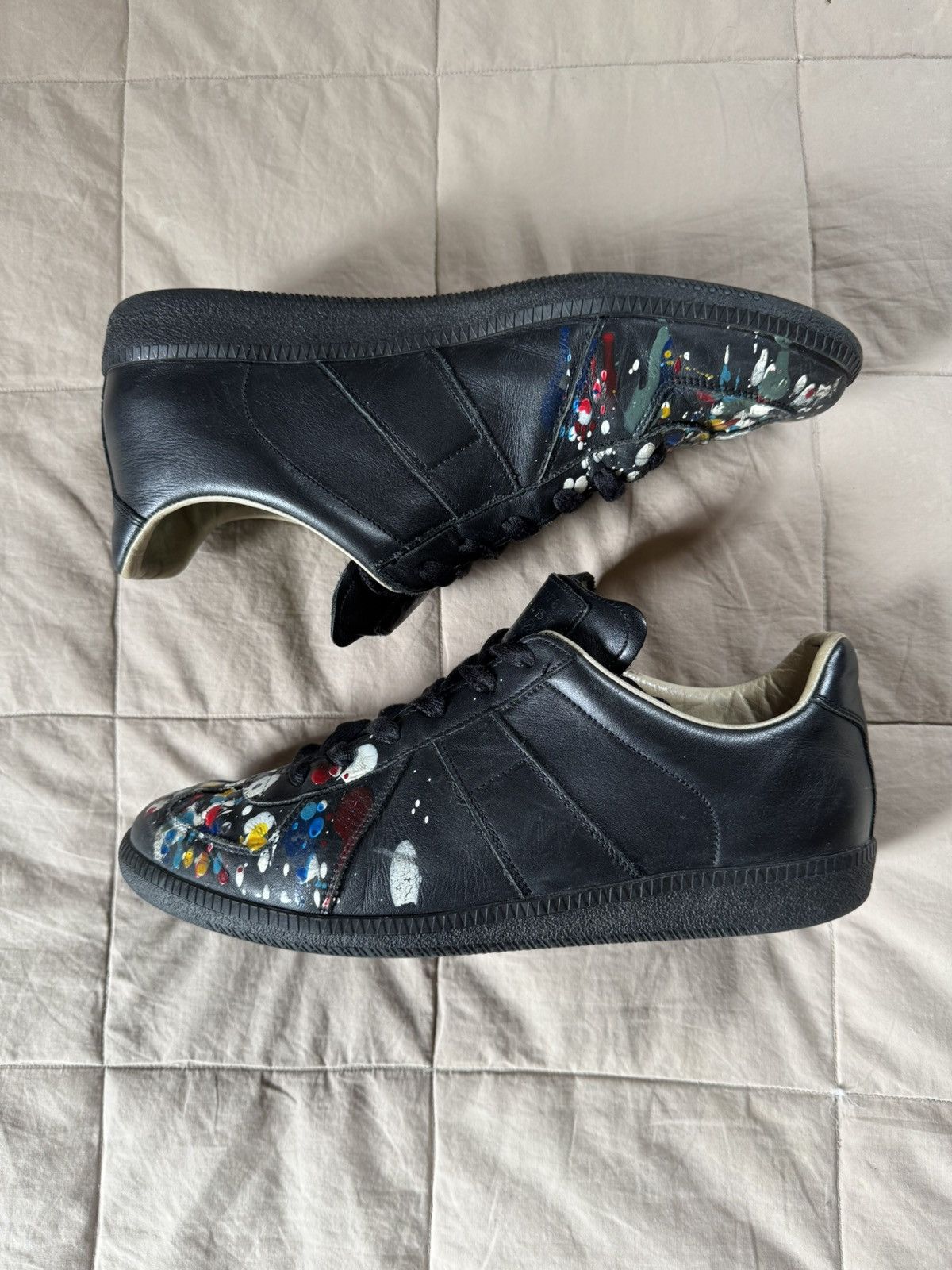 Maison Margiela Maison Margiela Paint Splattered Gats Size US 8 / EU 41 - 4 Thumbnail