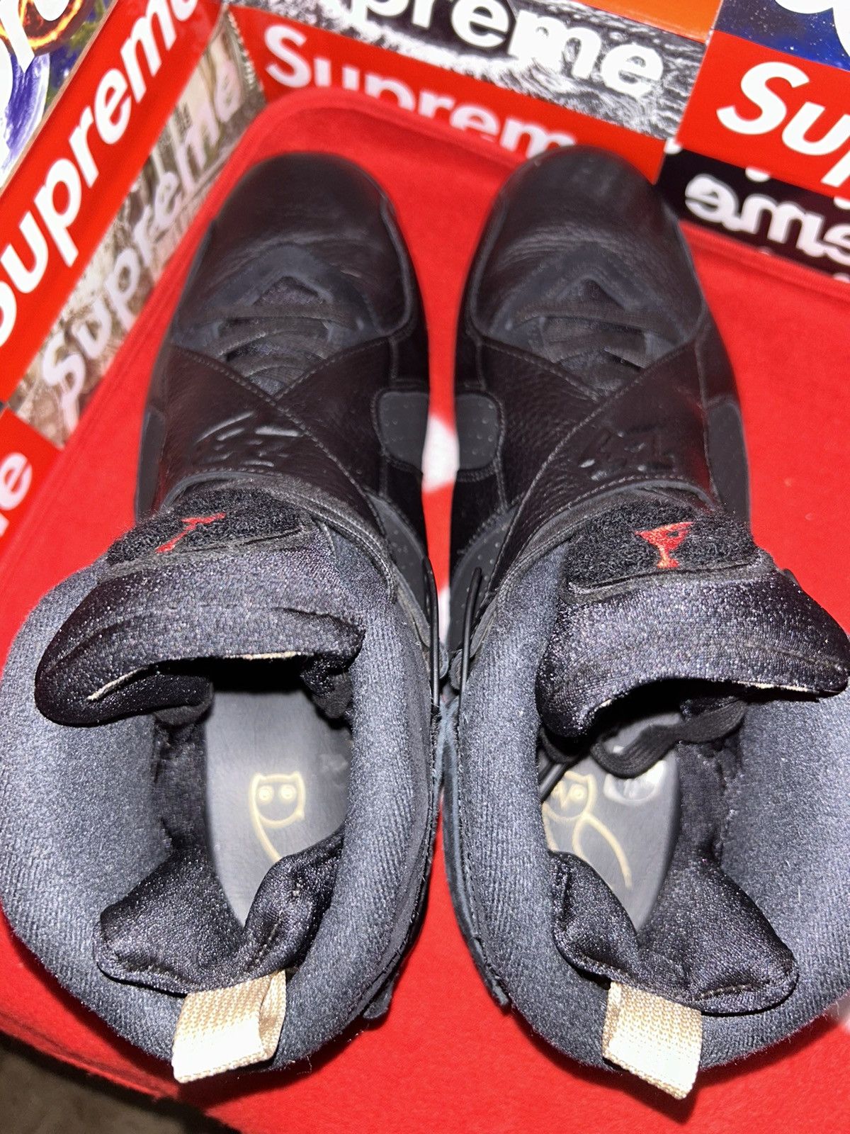 Nike Jordan 8 Retro ‘OVO Black’ AA1239-045 size 13 Size US 13 / EU 46 - 4 Thumbnail