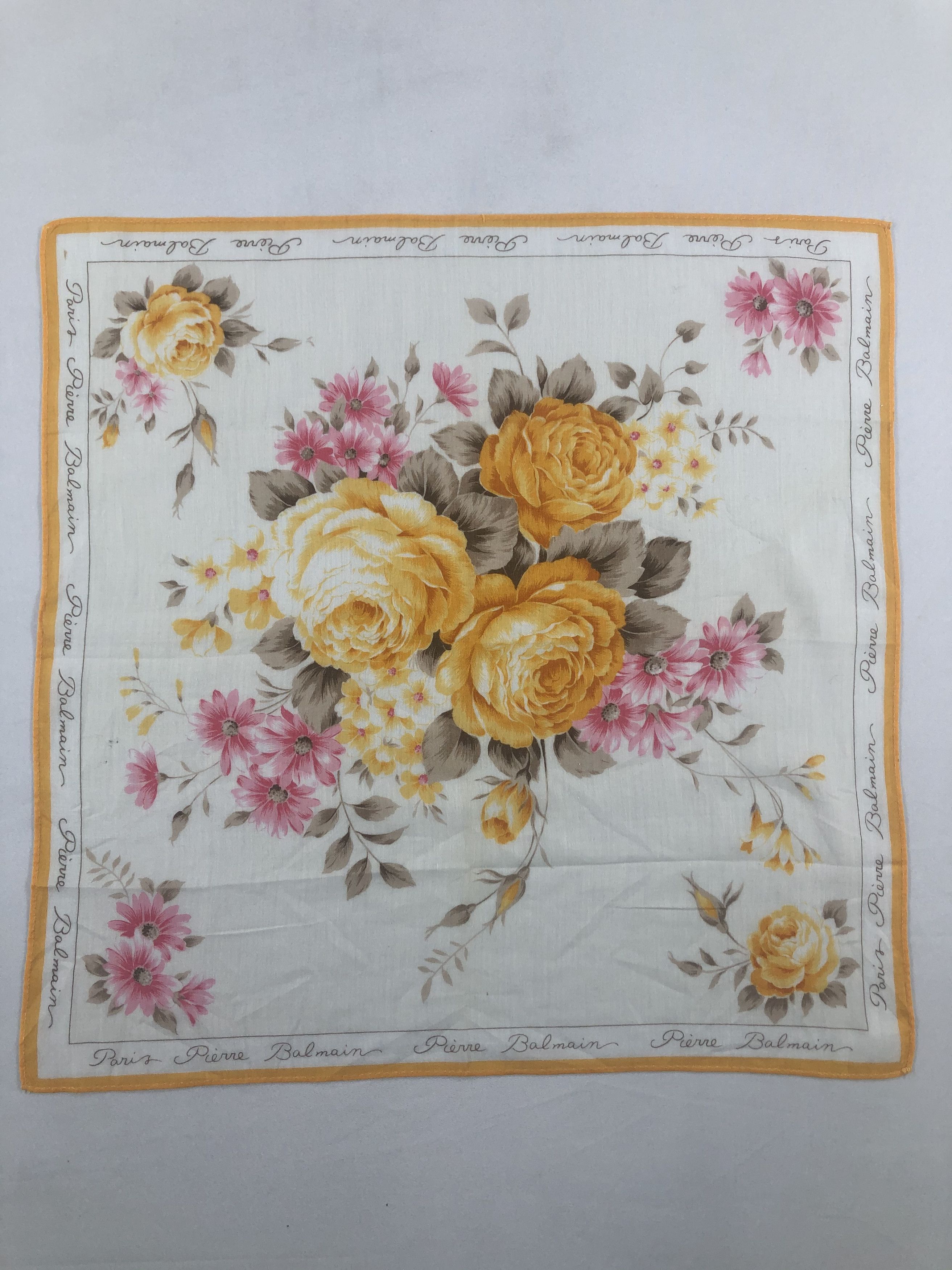 Pierre Balmain × Vintage Vintage Pierre Balmain Handkerchief / Bandana / Neckerchief Size ONE SIZE - 3 Thumbnail