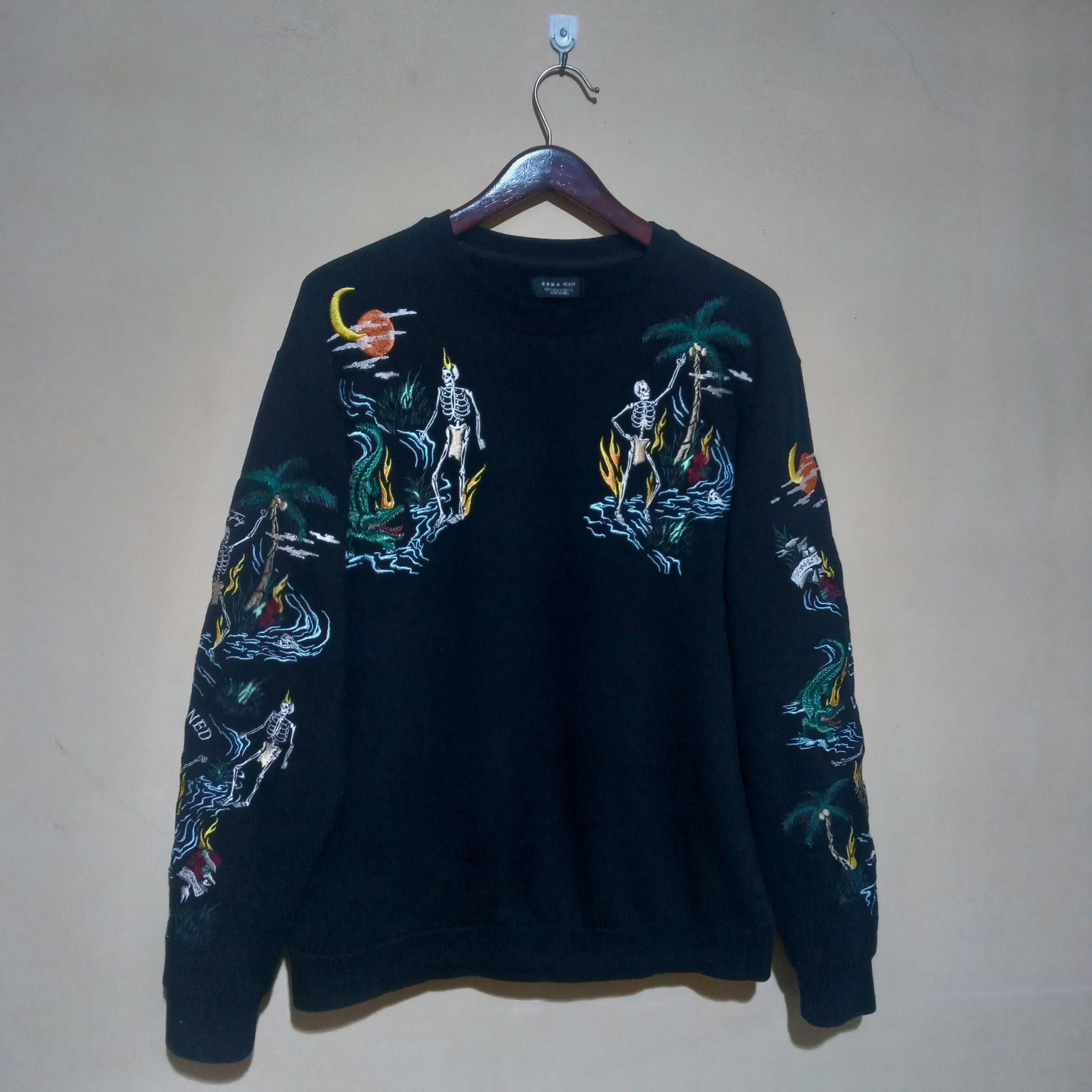 Japanese Brand Sukajan sweatshirt zara embordied Size US L / EU 52-54 / 3 - 3 Thumbnail