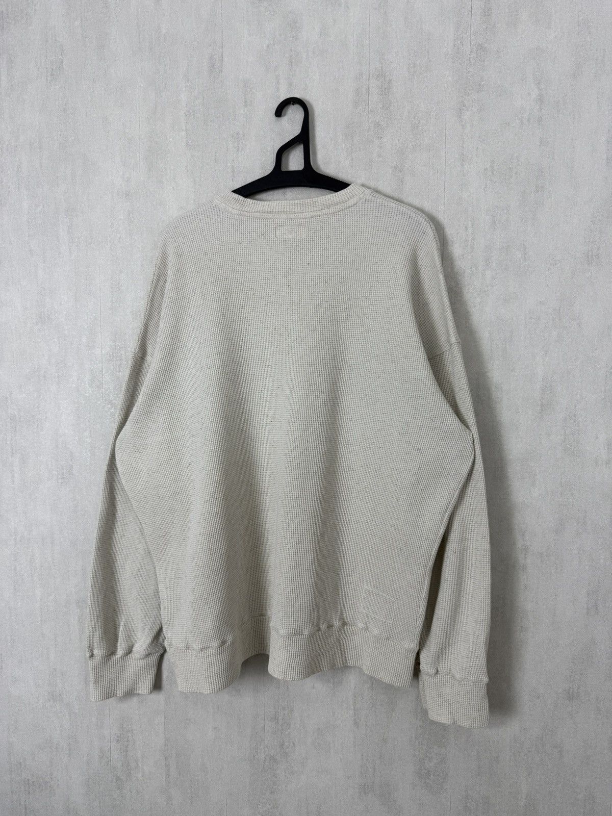 Universal Works Universal Works Men’s Waffle Knit Cotton Sweatshirt Size M Size US M / EU 48-50 / 2 - 9 Thumbnail