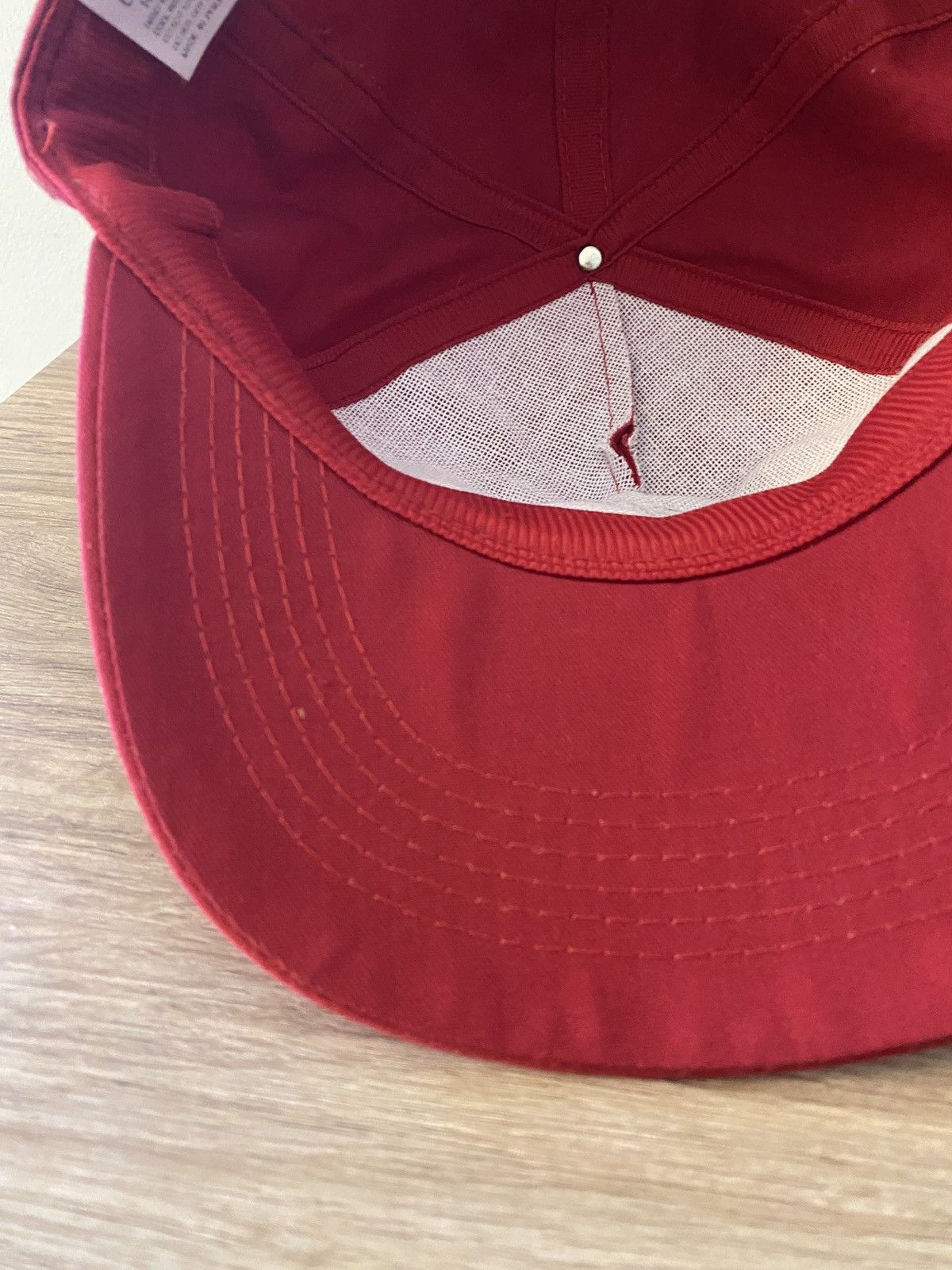 Vintage Vintage 80’s McDonald’s Red Uniform Snap Back Hat Cap Size ONE SIZE - 15 Thumbnail