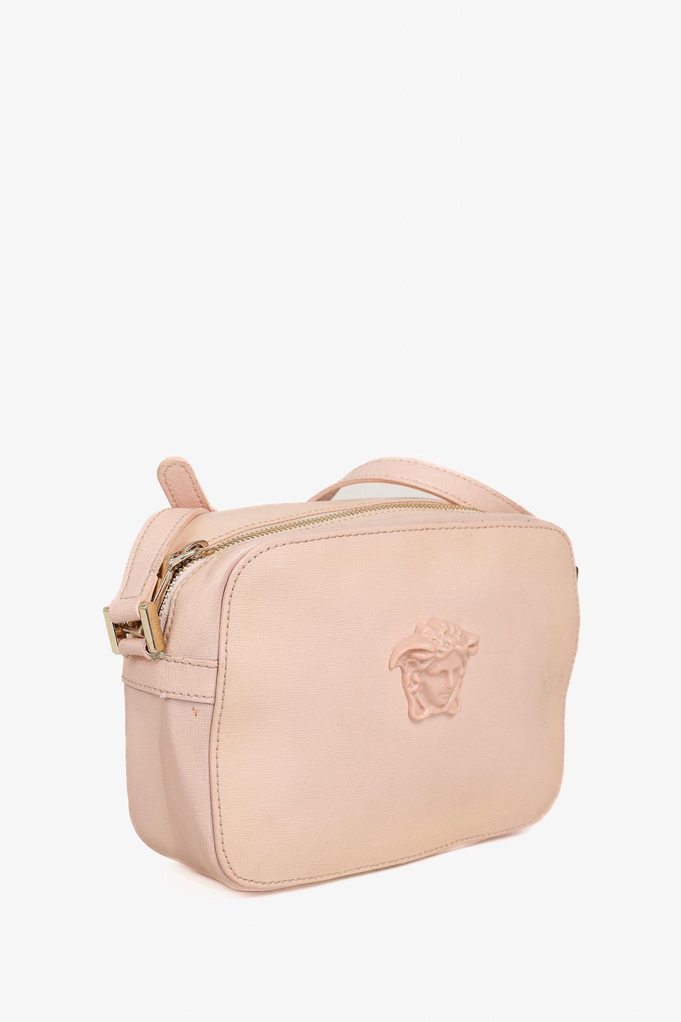 Versace Versace Palazzo Medusa Pink Leather Crossbody Camera Bag Size ONE SIZE - 2 Thumbnail