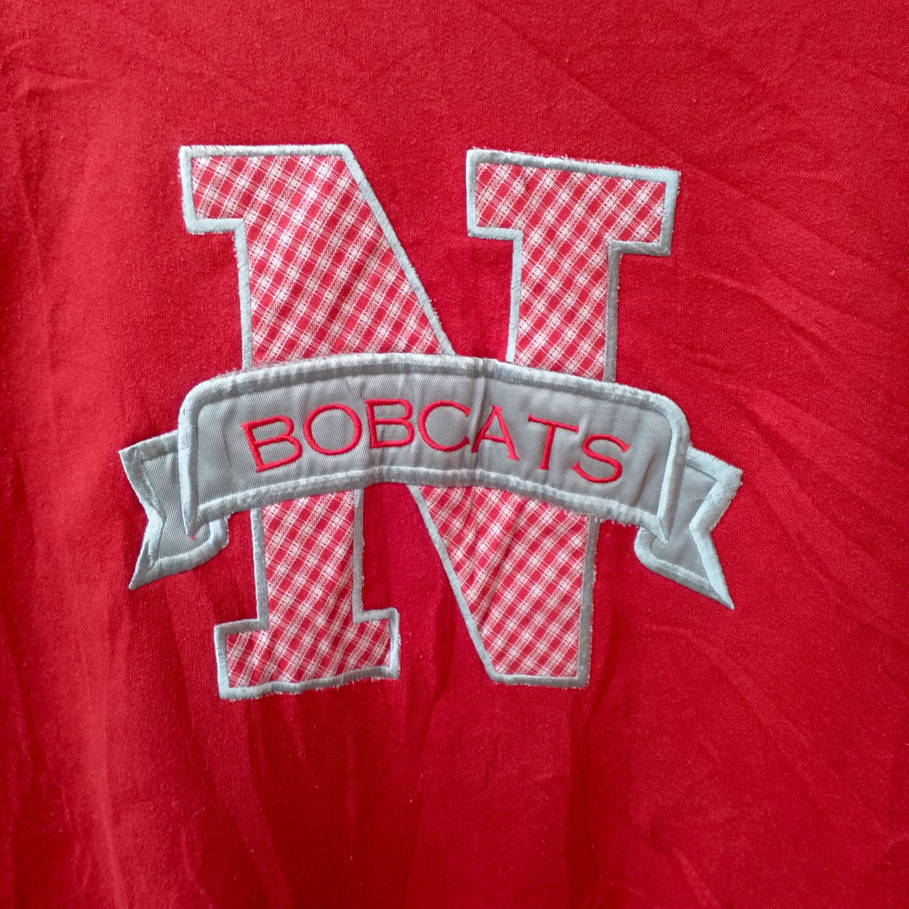 Vintage Vintage Bobcats Spellout Embroidery Sweatshirt Size US L / EU 52-54 / 3 - 3 Thumbnail