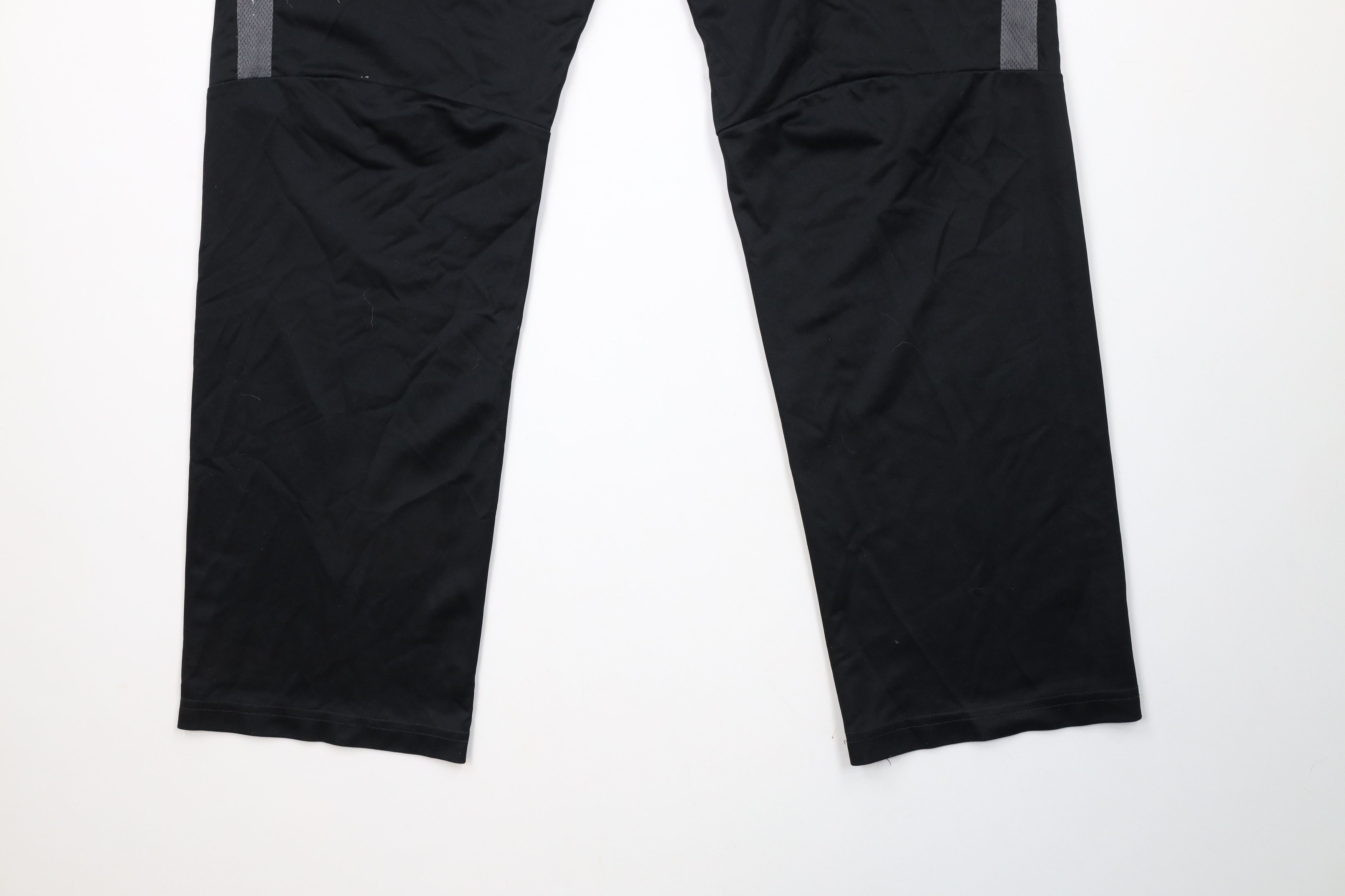 Nike × Vintage Vintage Y2K Nike Scott Mini Swoosh Wide Leg Pants Black Size US 34 / EU 50 - 14 Thumbnail