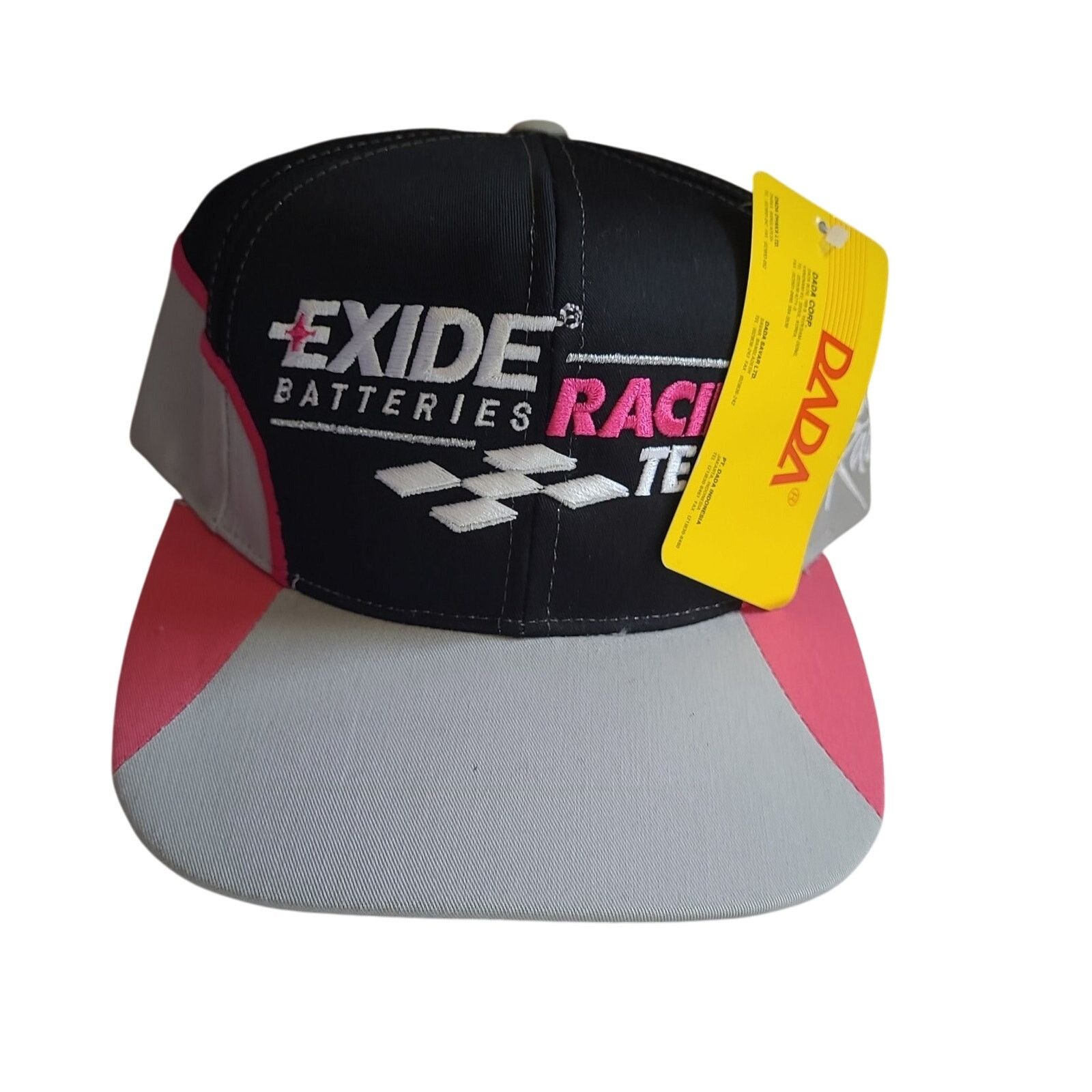 NASCAR × Vintage Vtg Nascar Exide Battery Team Racing hat DaDa Sample Size ONE SIZE - 1 Thumbnail