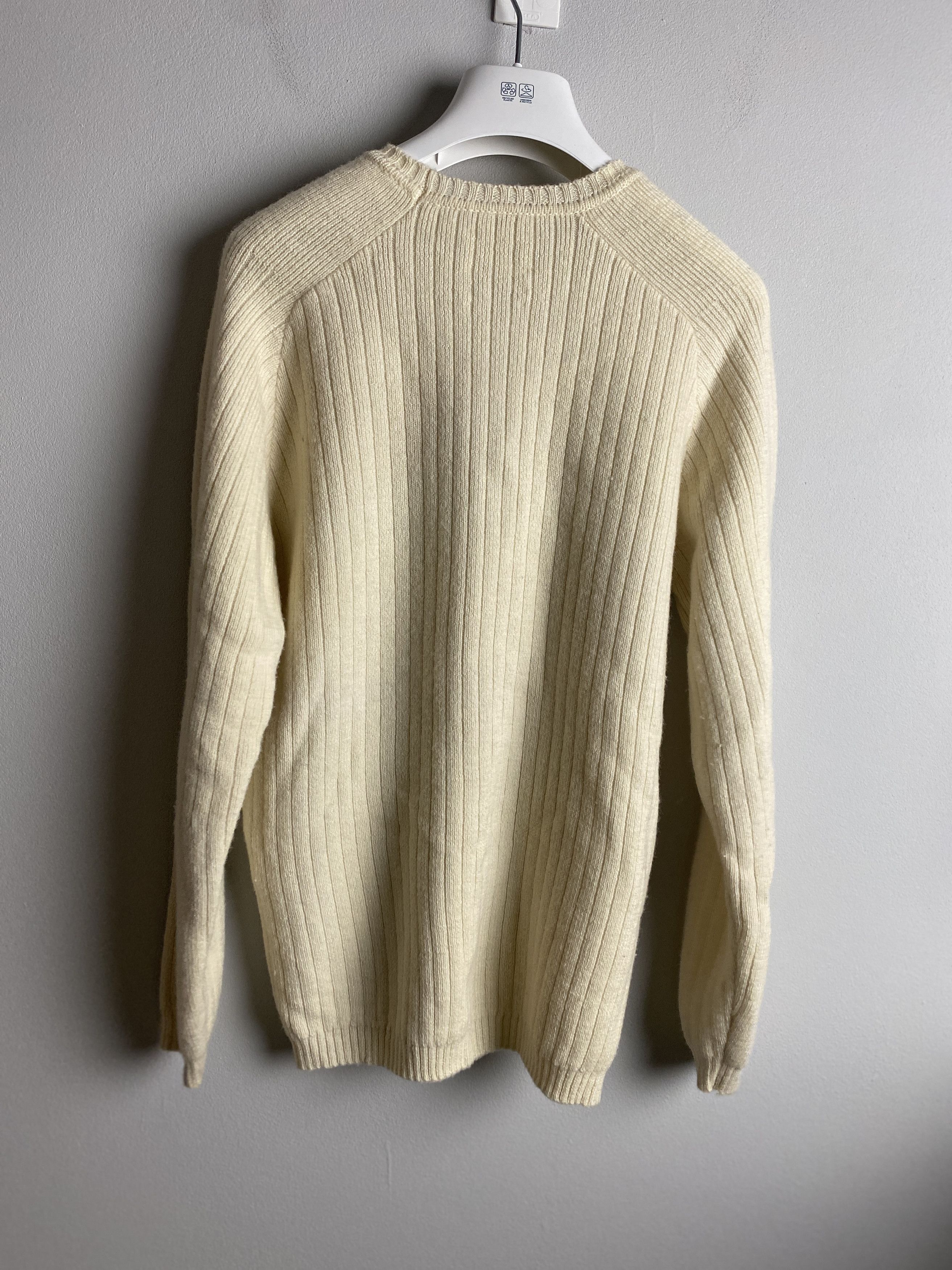 Norse Projects Norse Projects Oddvar Military Wool ecru sweater knitwear Size US S / EU 44-46 / 1 - 6 Thumbnail