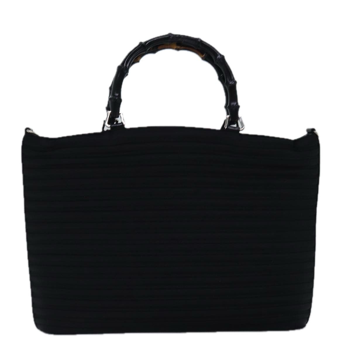 Gucci Bamboo Black Synthetic Handbag (Pre-Owned) Size ONE SIZE - 1 Thumbnail