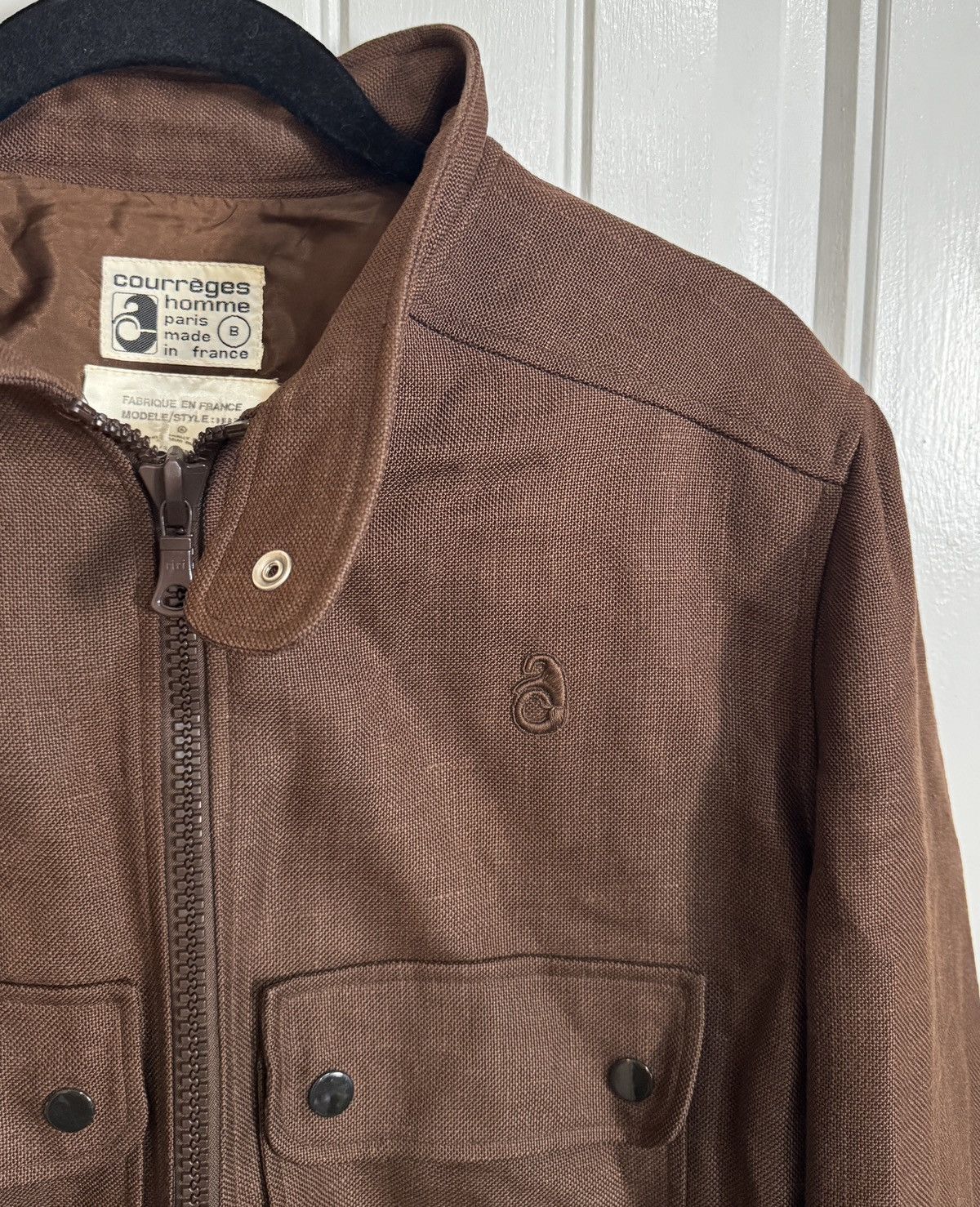 Courreges Courrèges Homme Paris Vintage Brown Jacket – Made in France Size US M / EU 48-50 / 2 - 4 Thumbnail
