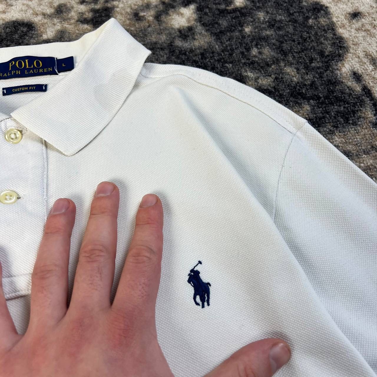 Polo Ralph Lauren Polo Ralph Lauren Luxury Mini Logo Rugby Longsleeve Size US L / EU 52-54 / 3 - 4 Thumbnail
