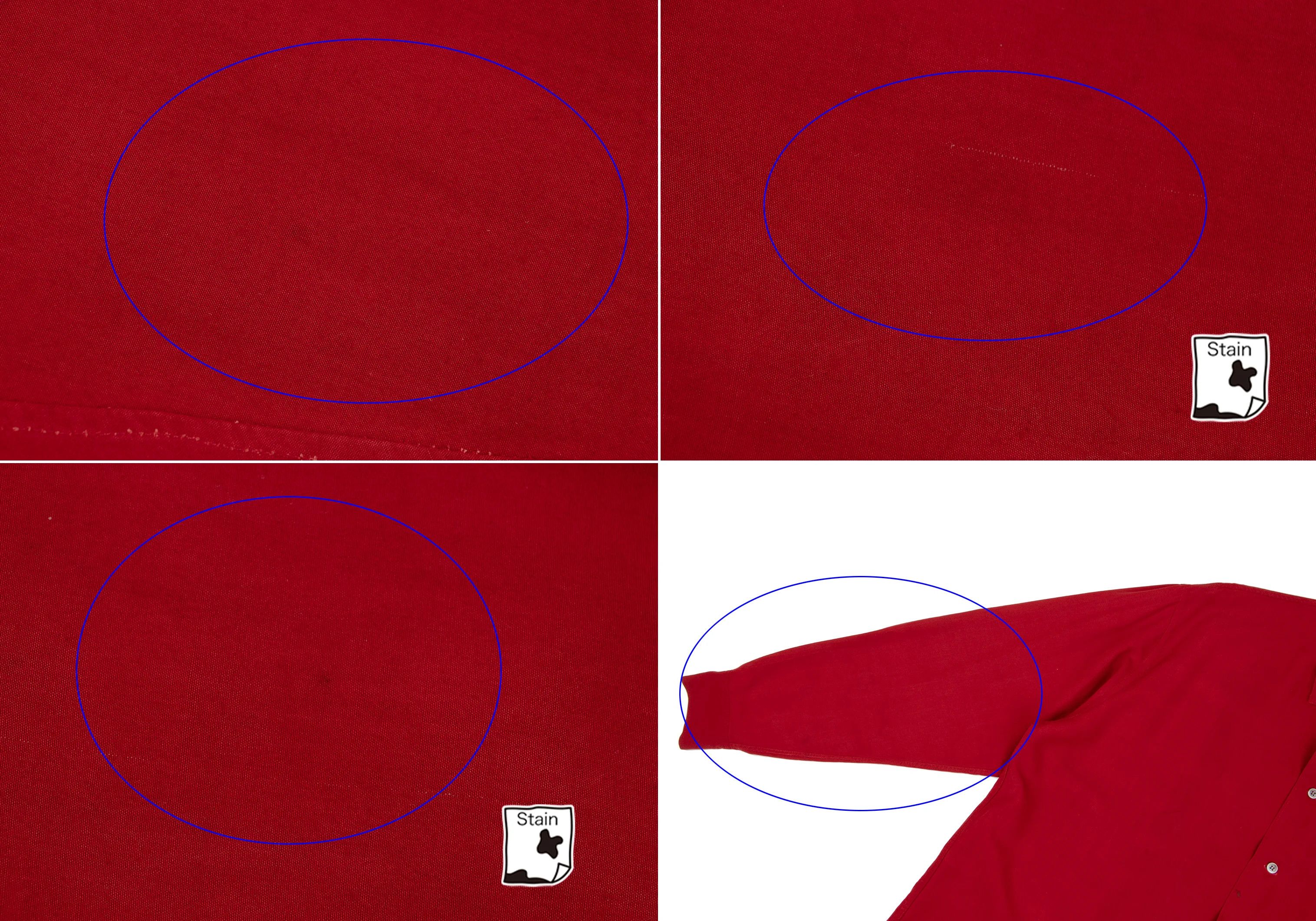 Yohji Yamamoto Yohji Yamamoto Rayon Long Shirt Jacket Red Size US M / EU 48-50 / 2 - 6 Thumbnail
