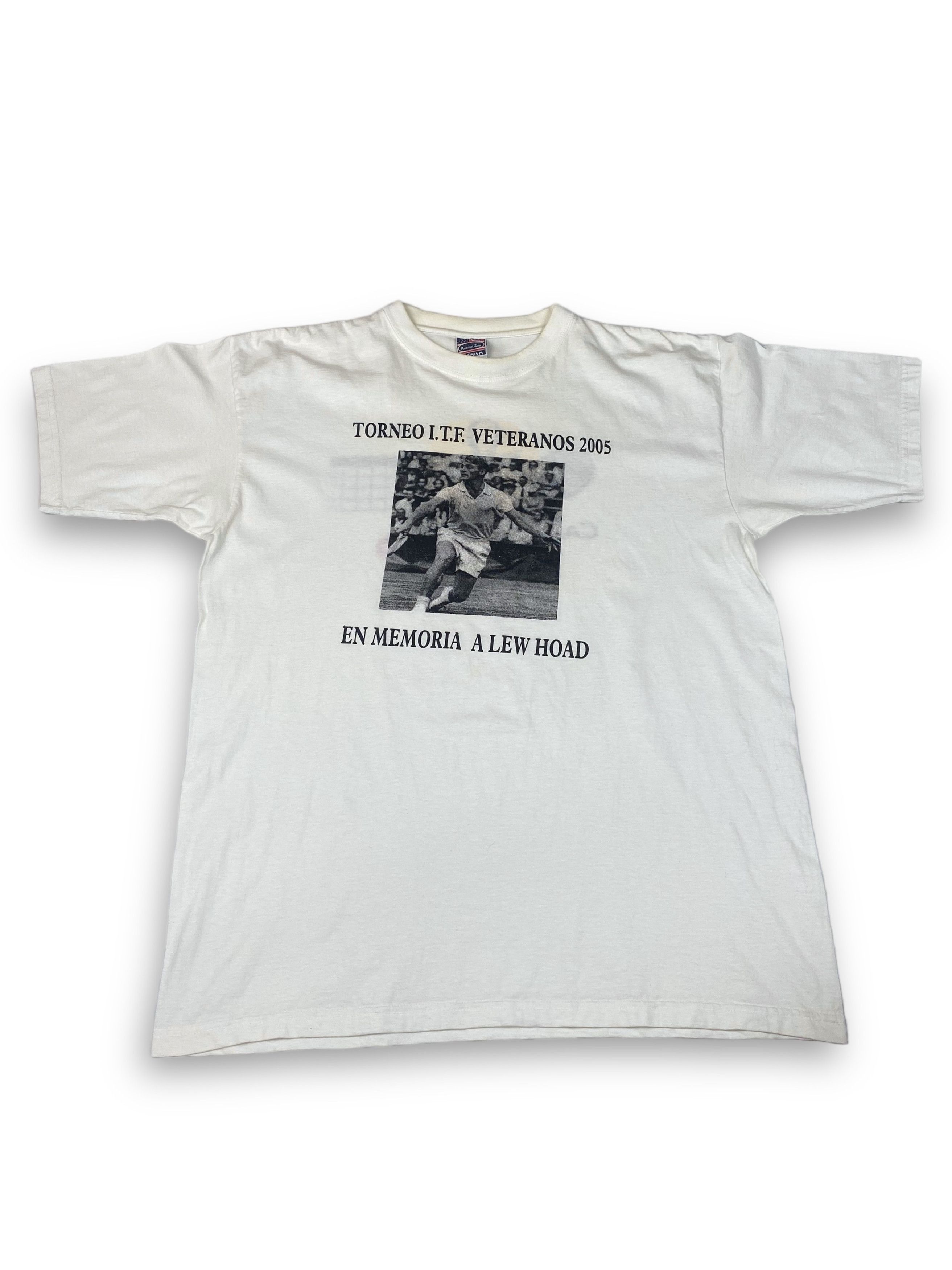 Arts & Science 2005 Vintage LEW HOAD Memorial Tennis Memorial T-Shirt M670 Size US XL / EU 56 / 4 - 1 Thumbnail