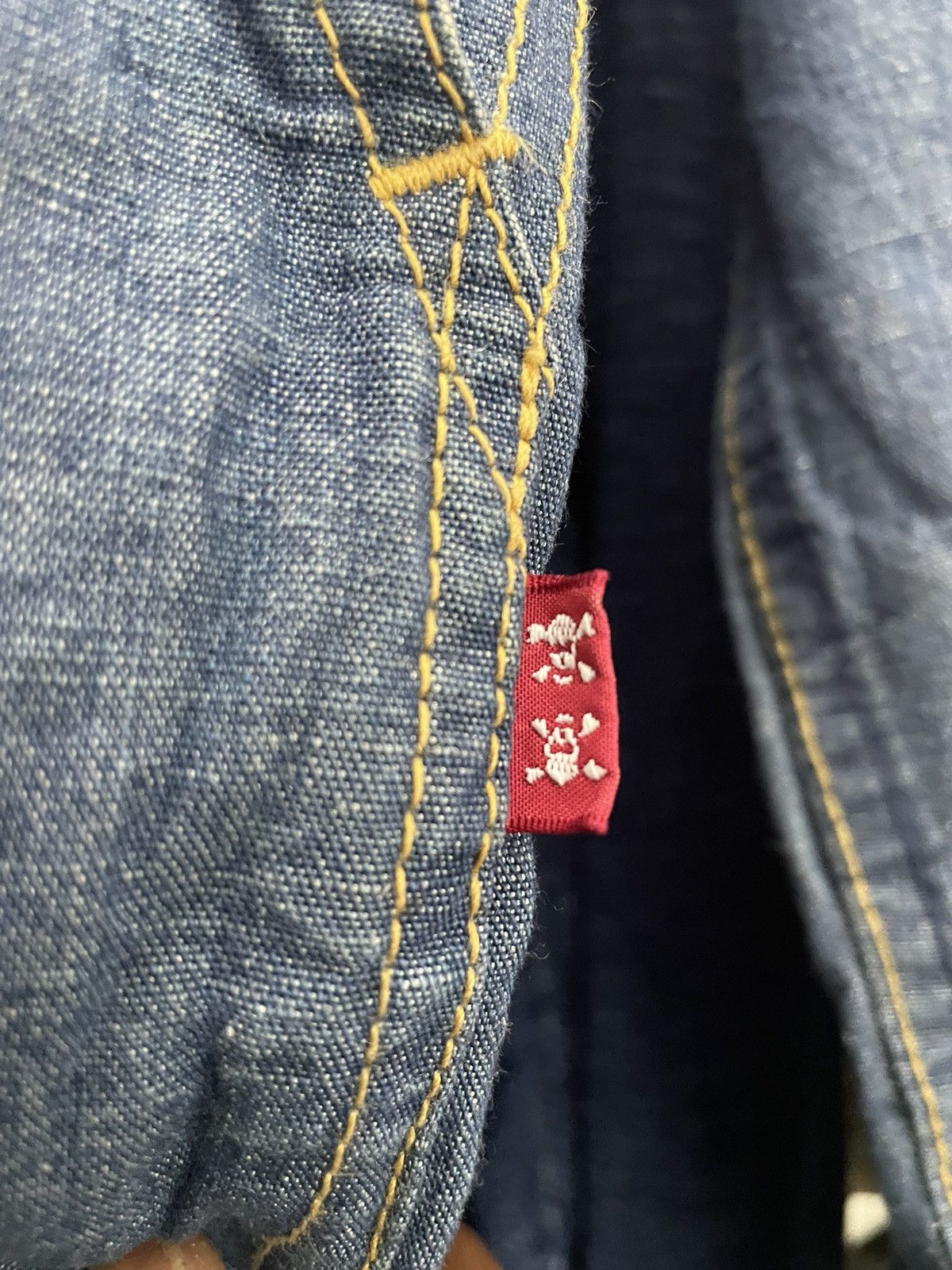 Japanese Brand Vintage Skull Jeans Hoodie With Waldes Zipper Size US M / EU 48-50 / 2 - 9 Thumbnail