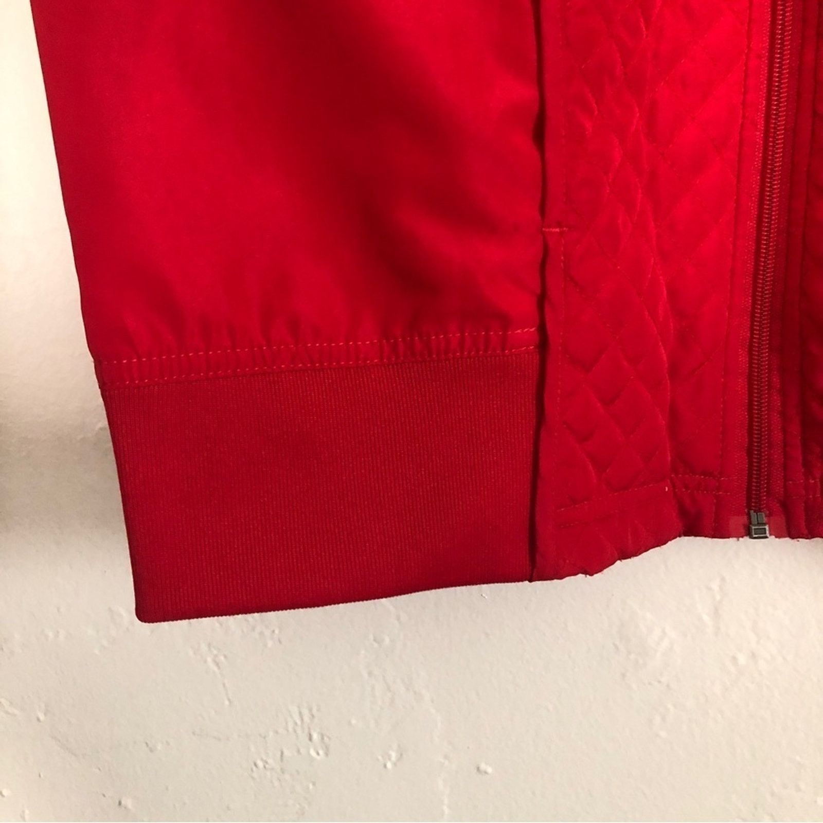 Oleg Cassini Oleg Cassini Sport Red Quilted Windbreaker Vest Jacket Size L / US 10 / IT 46 - 5 Thumbnail