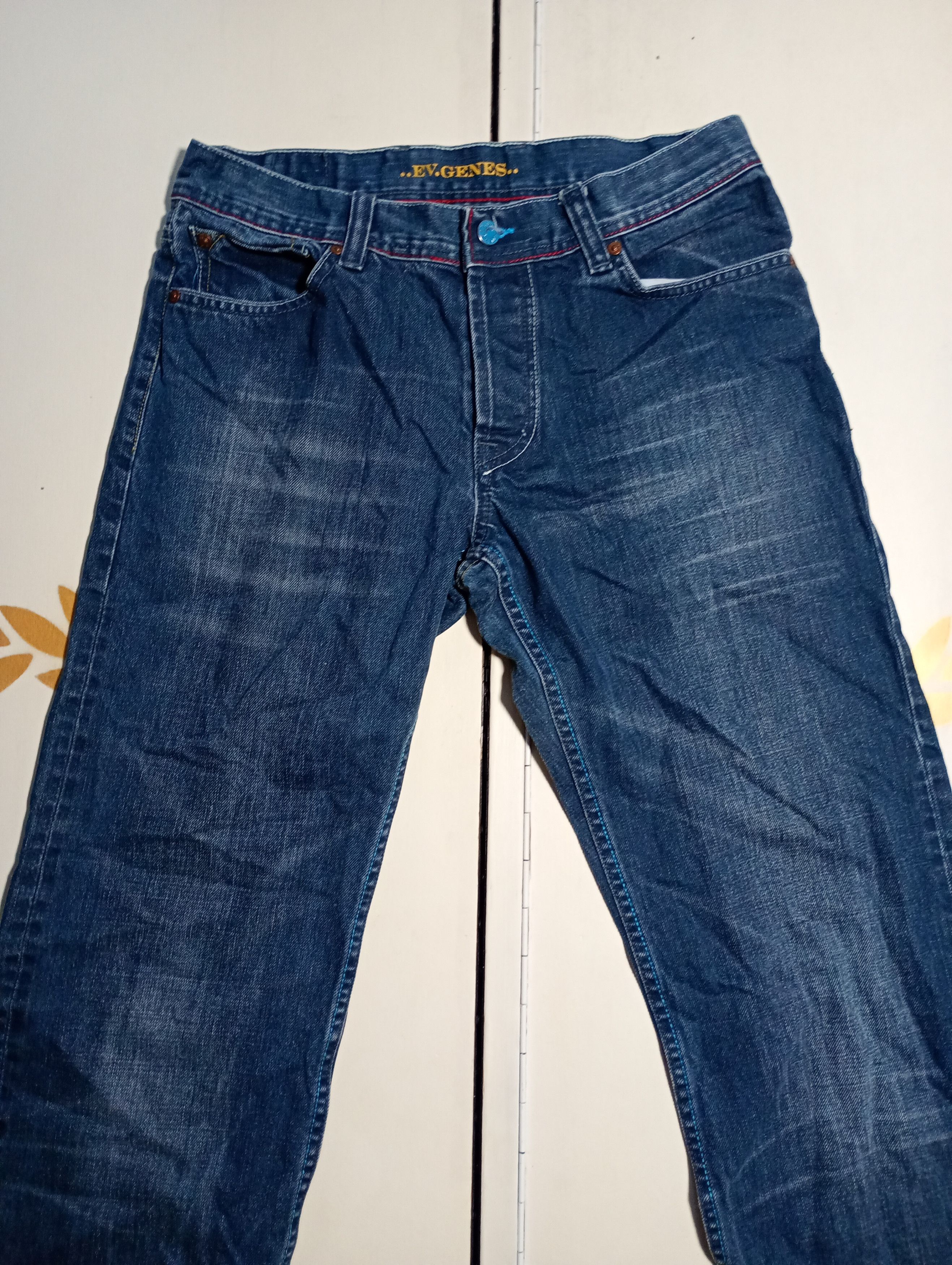 Evisu Evisu Ev.Genes Blue Selvege Jeans Vintage Size US 30 / EU 46 - 6 Thumbnail