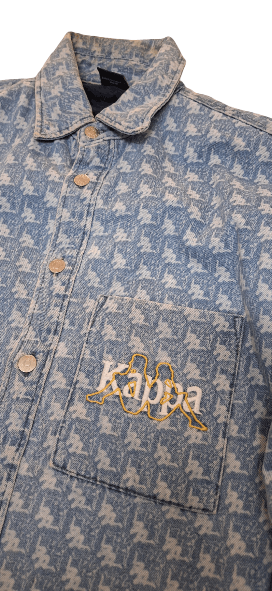 GU × Kappa Kappa × Gu Monogram Button Ups Jacket Size US S / EU 44-46 / 1 - 3 Thumbnail