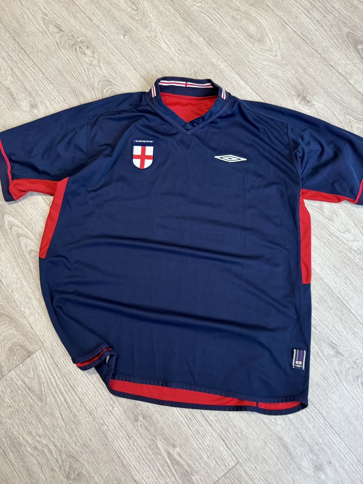 Umbro 🔷Vintage Umbro England 2002/04 Soccer jersey🔷 Size US XXL / EU 58 / 5 - 5 Thumbnail