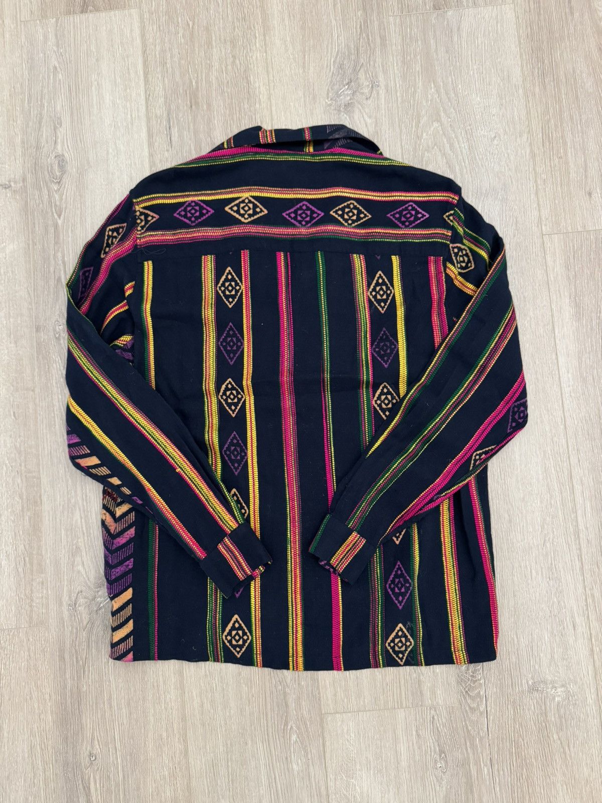 Other Baziszt Camp Collar Woven Geometric Shirt 100% Cotton Size US S / EU 44-46 / 1 - 2 Thumbnail