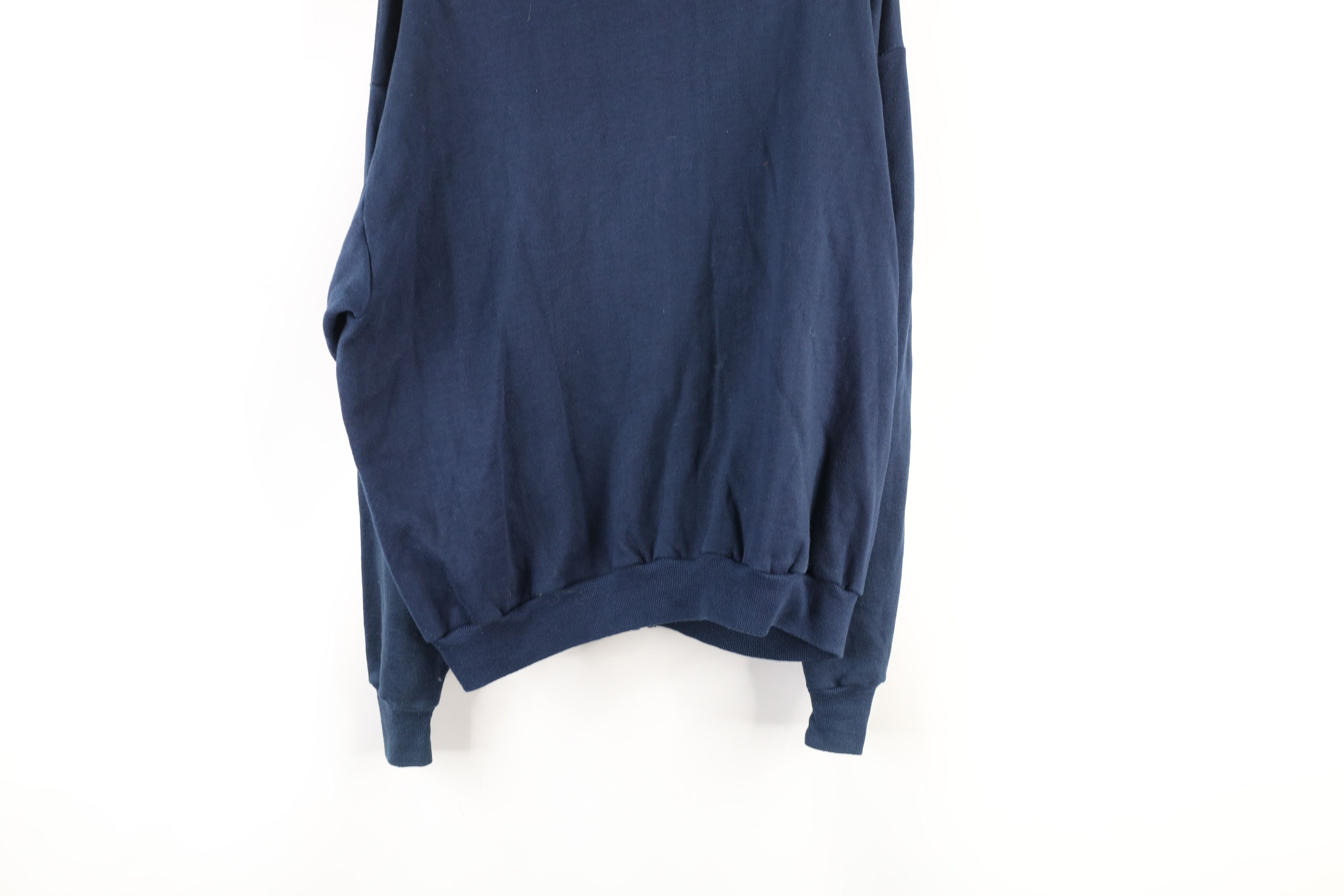 Vintage Vintage 70s Epsilon Fraternity Full Zip Hoodie Blue USA Size US M / EU 48-50 / 2 - 8 Thumbnail