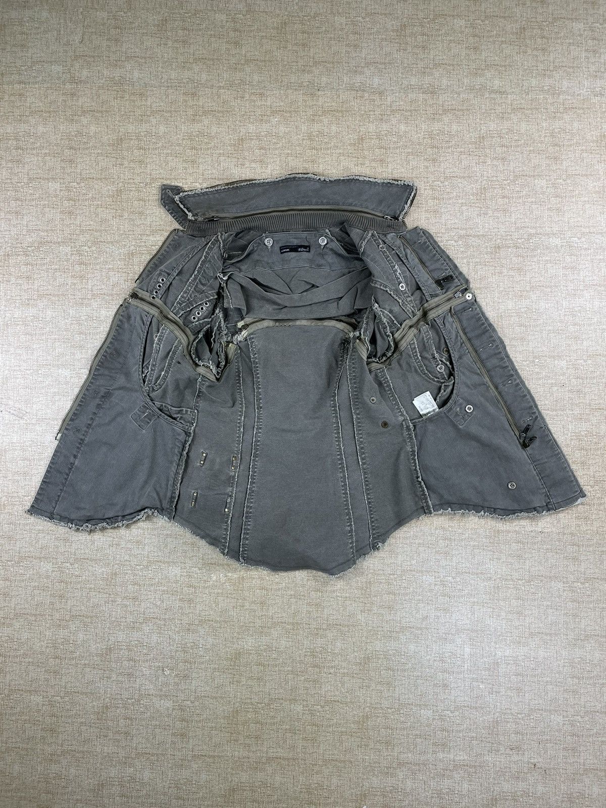 Comme des Garcons Homme Deux × If Six Was Nine × Vintage VINTAGE DEUX BONDAGE Comme Des Garcons LGB Style Jacket Size US S / EU 44-46 / 1 - 6 Thumbnail