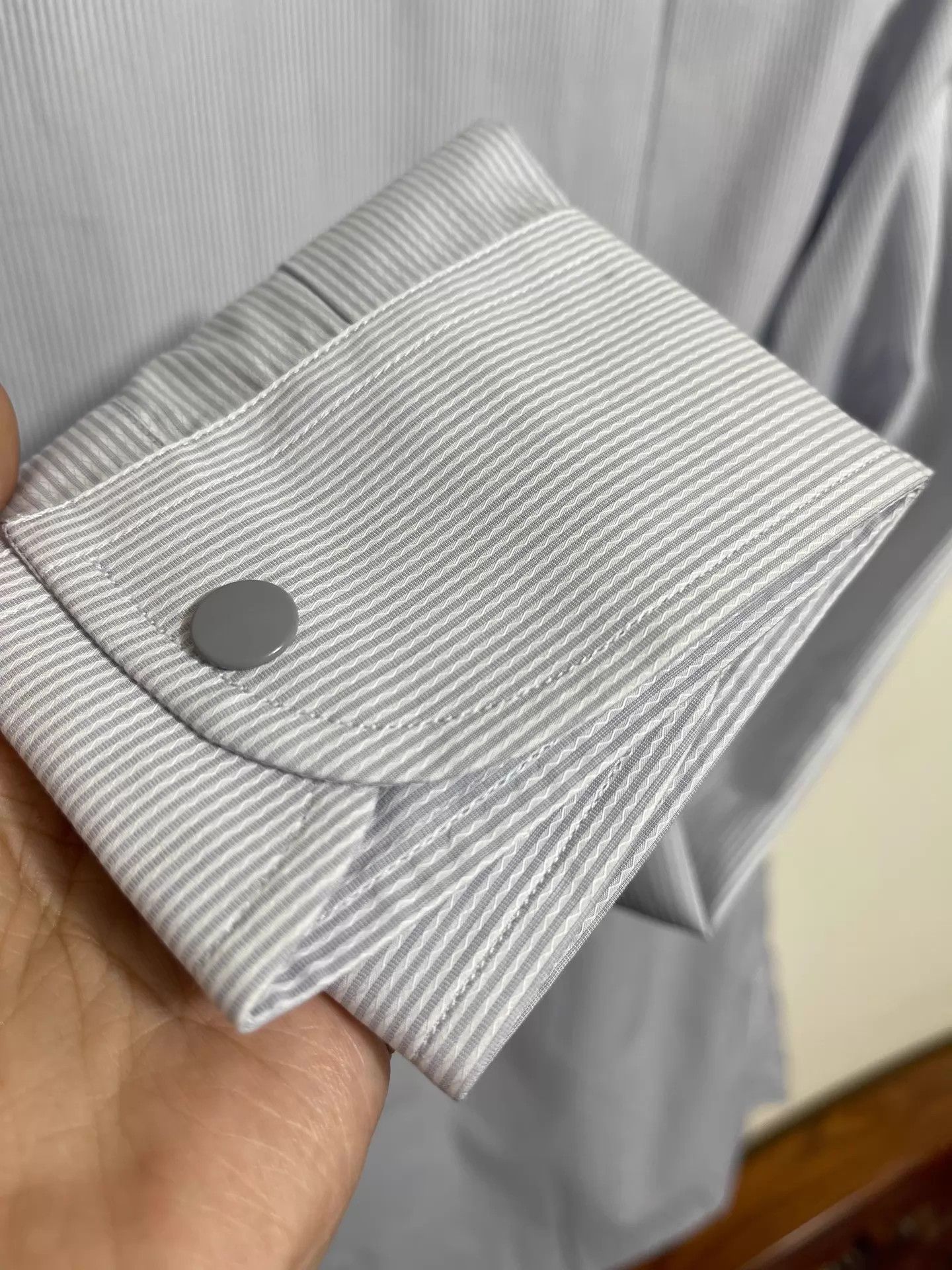 Giorgio Armani Giorgio Armani Slim 100% Cotton Long Sleeve Shirt 40 (New) Size US M / EU 48-50 / 2 - 5 Thumbnail