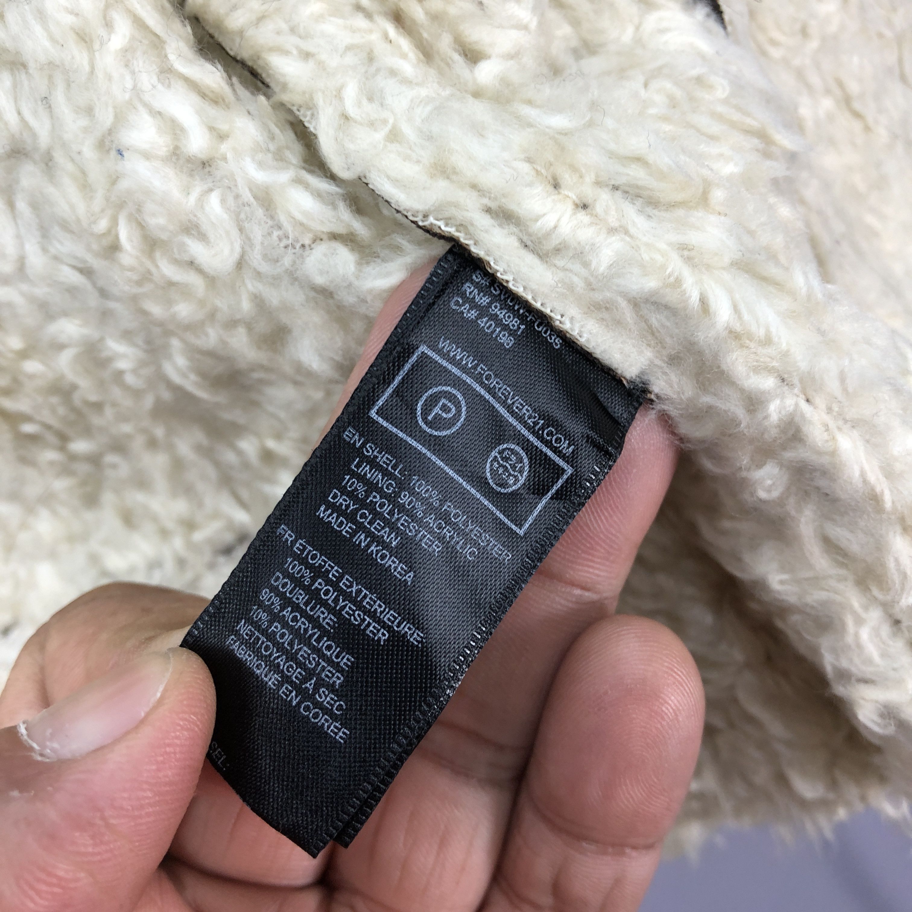Japanese Brand × Vintage Vintage Thick Ladies Suede Shearling Leather Punk Jackets Size XXS / US 00 / IT 34 - 7 Thumbnail