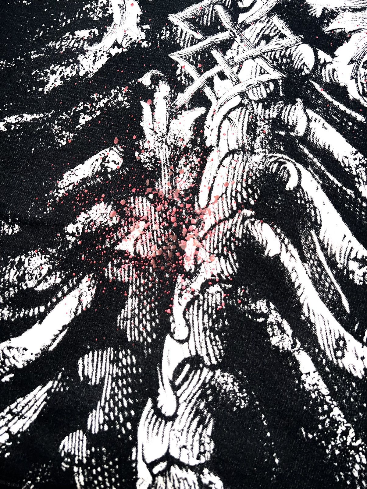 Affliction Extreme Couture Affliction Blood Splattered Skeleton Hoodie Size US XXL / EU 58 / 5 - 5 Thumbnail