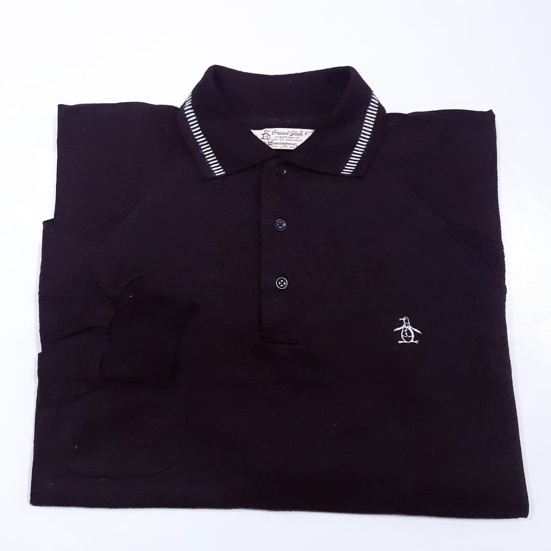 Grand Slam Vintage 90's Grand Slam Munsingwear Long Slave Polo Size US L / EU 52-54 / 3 - 4 Thumbnail