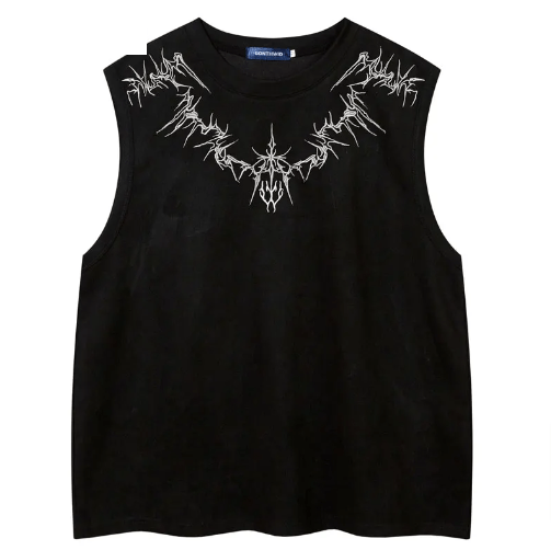 Japanese Brand × Vintage "Find The Locker-M" Oversized Suede Tank Top Size US M / EU 48-50 / 2 - 1 Thumbnail