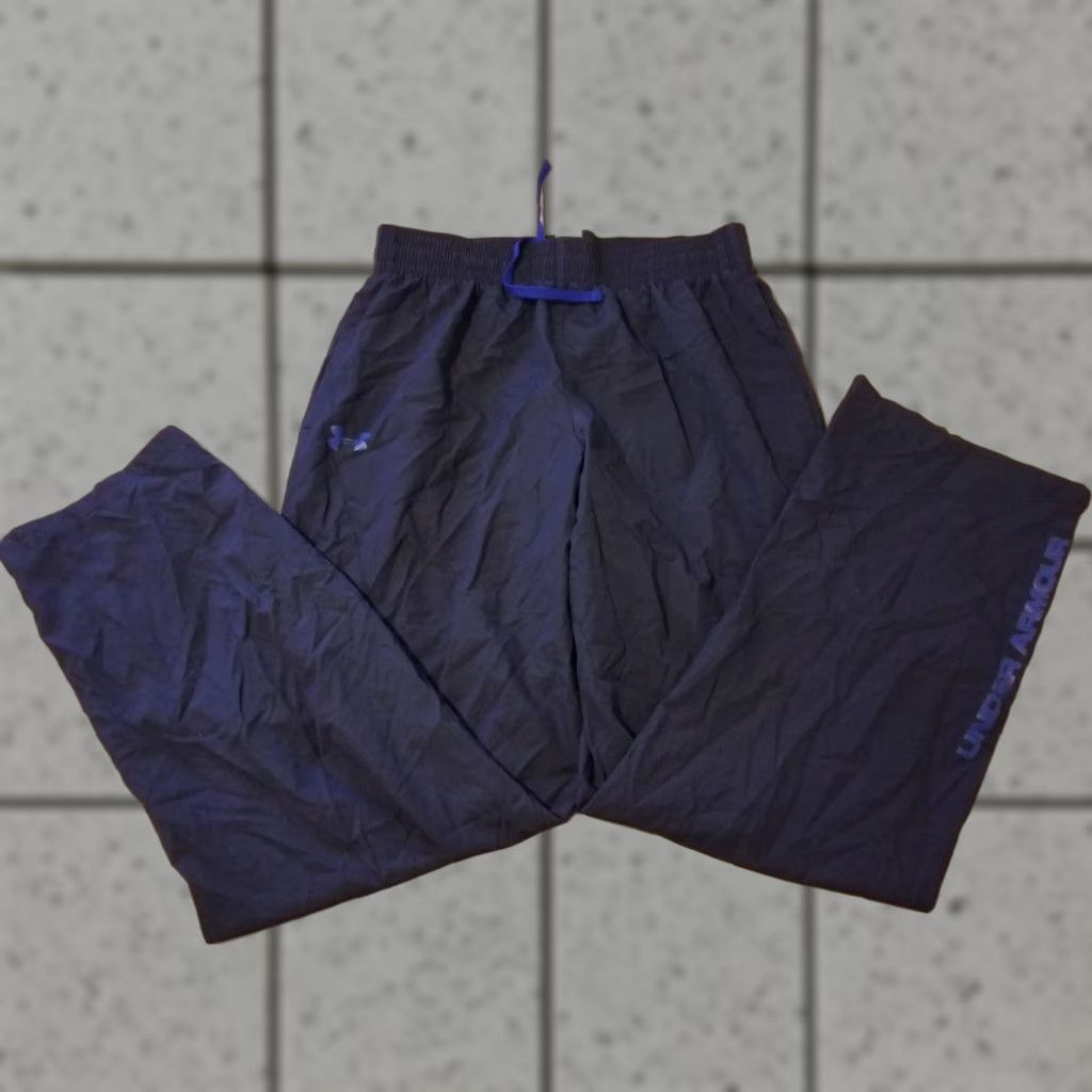 Under Armour Under Armour Mens Pants L Large Navy Blue Athletic Gym Workout Size US 33 - 1 Thumbnail