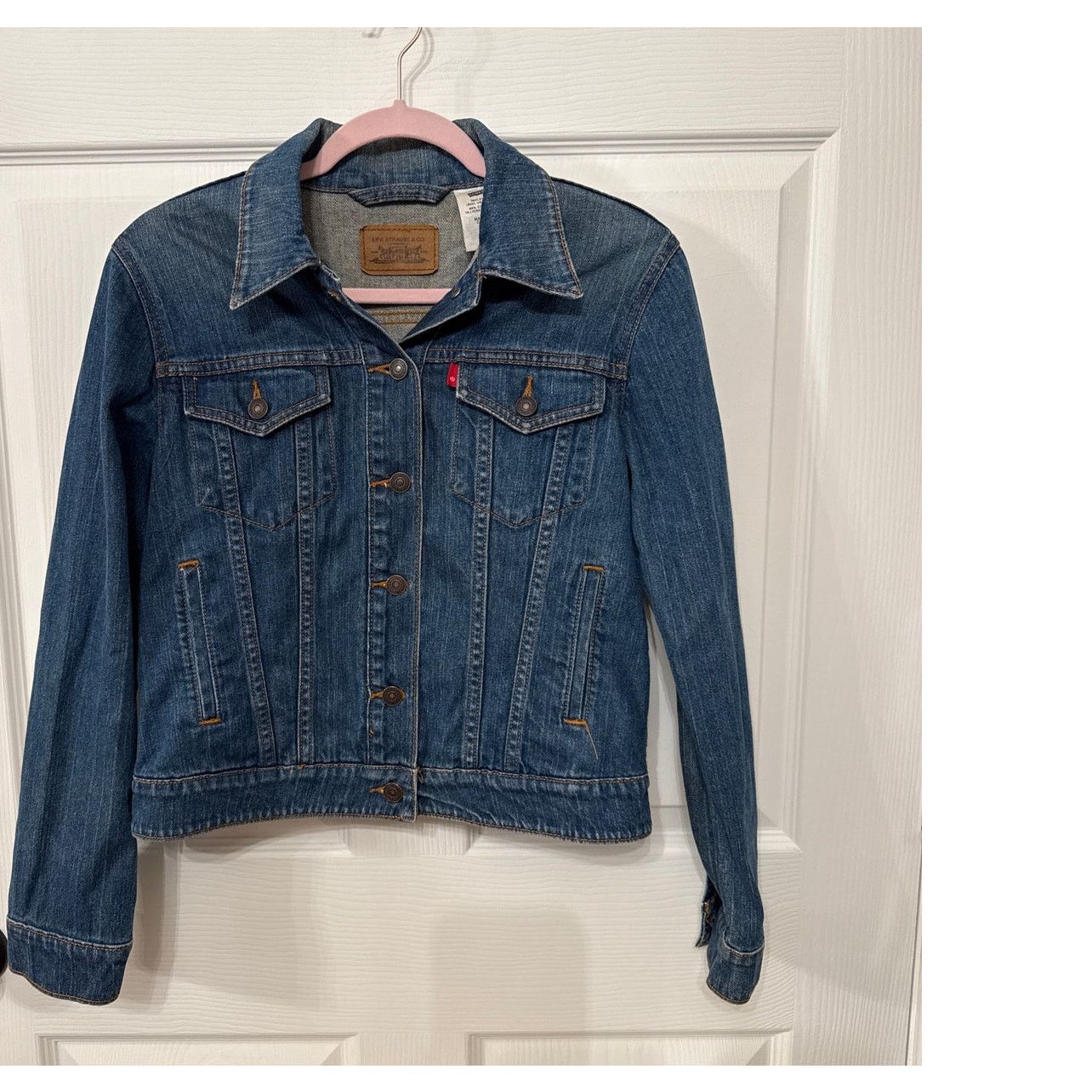 Levi's Levis 2 Pocket Denim Stretch Blank Red Tab Trucker Jacket,M Size M / US 6-8 / IT 42-44 - 1 Thumbnail