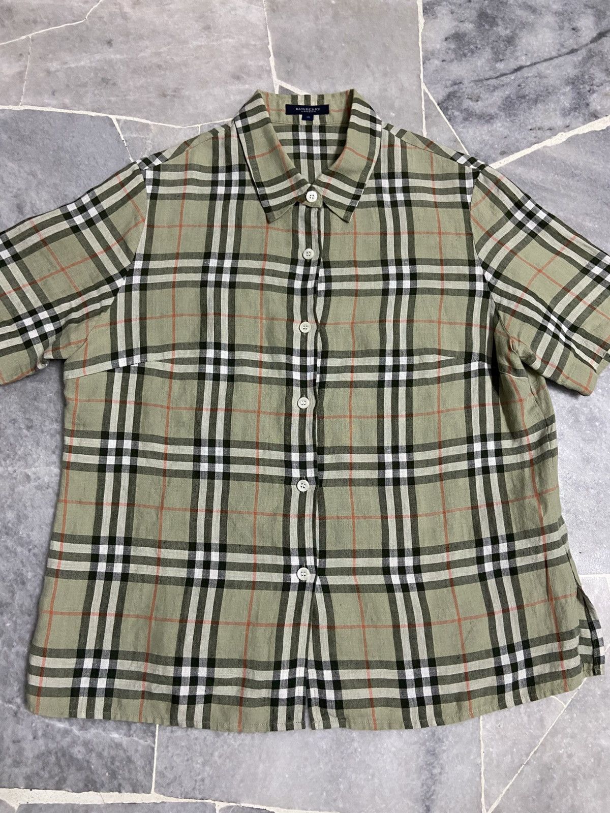 Burberry Burberry London Nova Check Short Sleeve Shirt Size US M / EU 48-50 / 2 - 5 Thumbnail