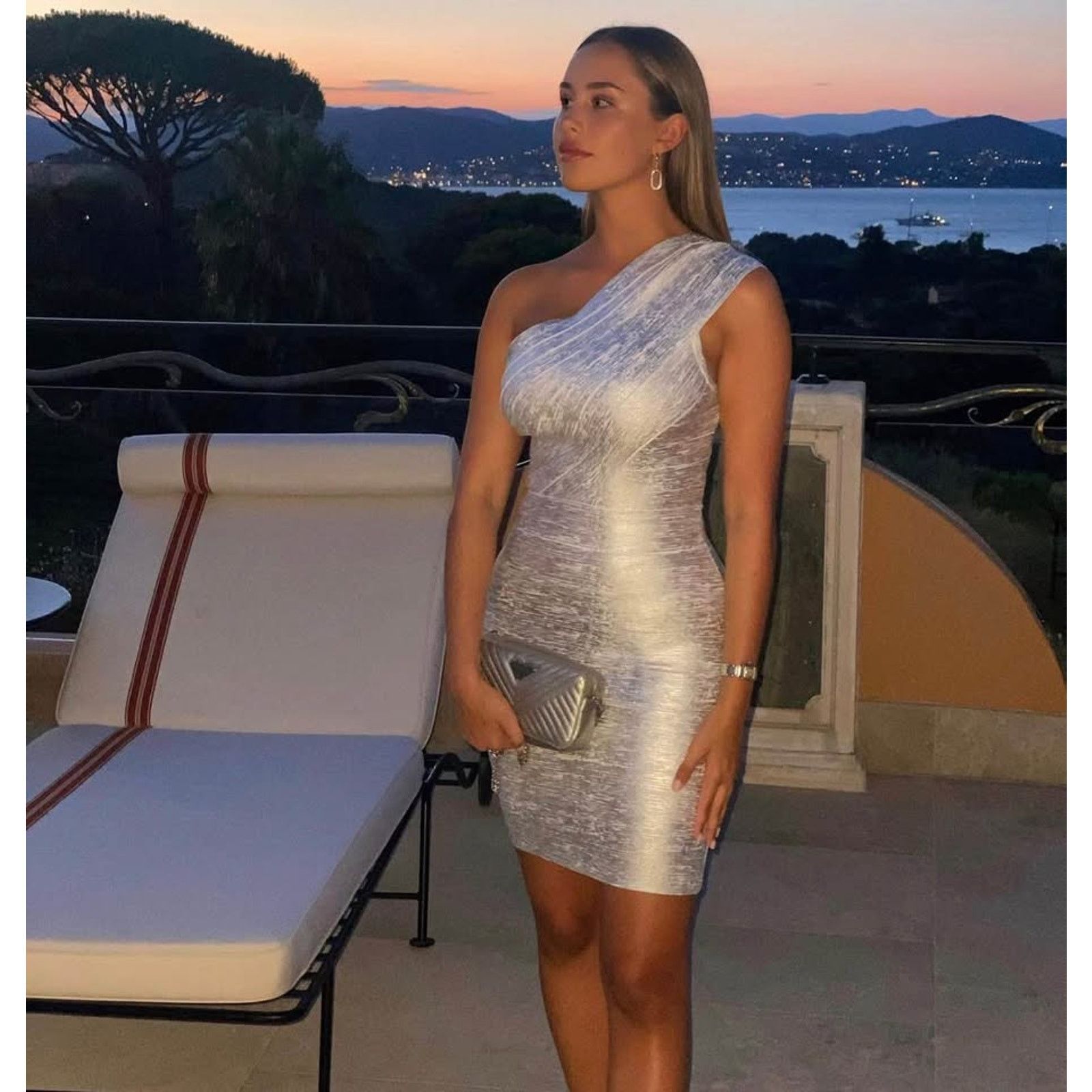 Other New Silver bodycon dress size XS/S Size XS / US 0-2 / IT 36-38 - 2 Thumbnail