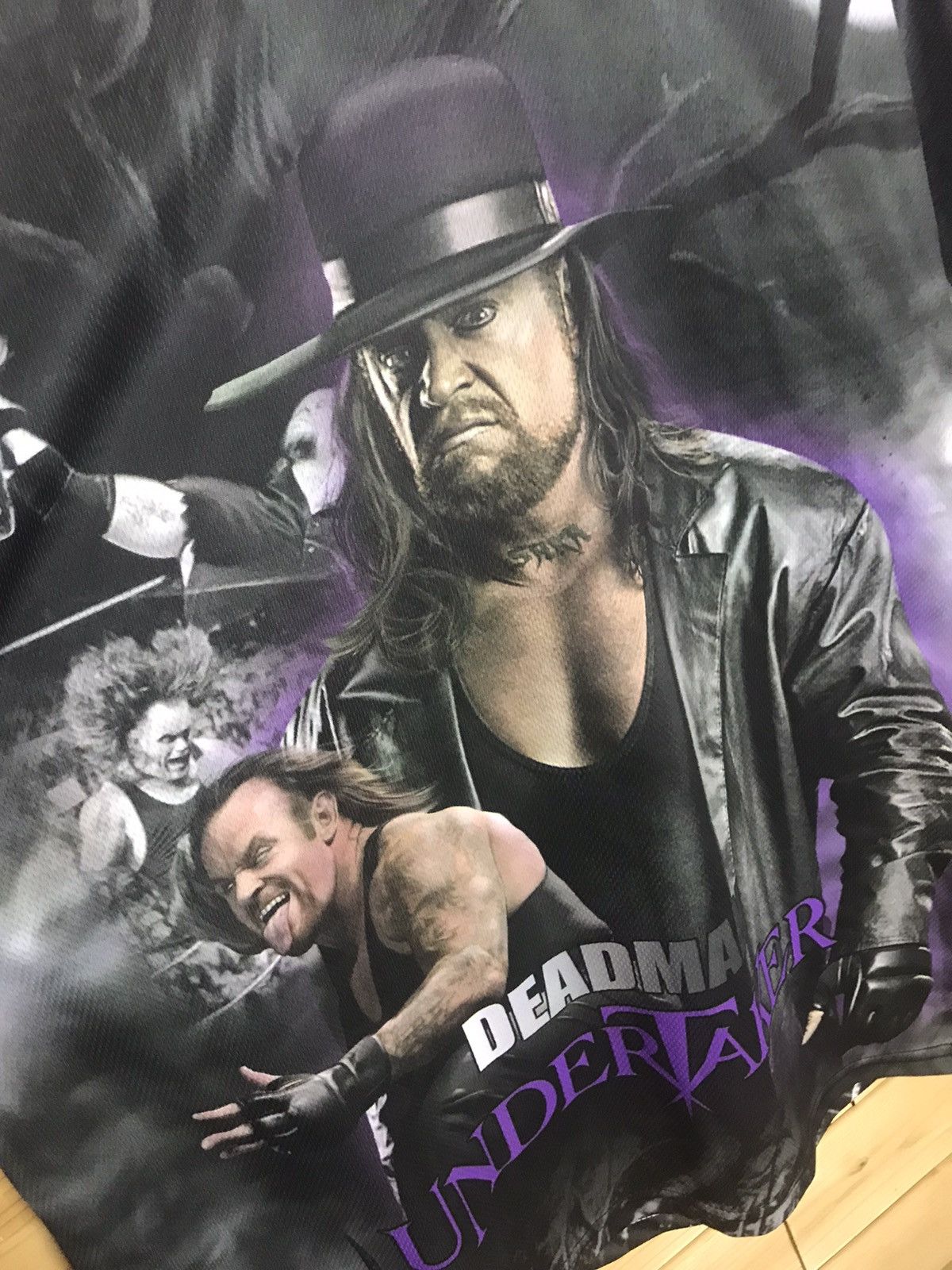WWE Undertaker over print t-shirt Size US L / EU 52-54 / 3 - 4 Thumbnail