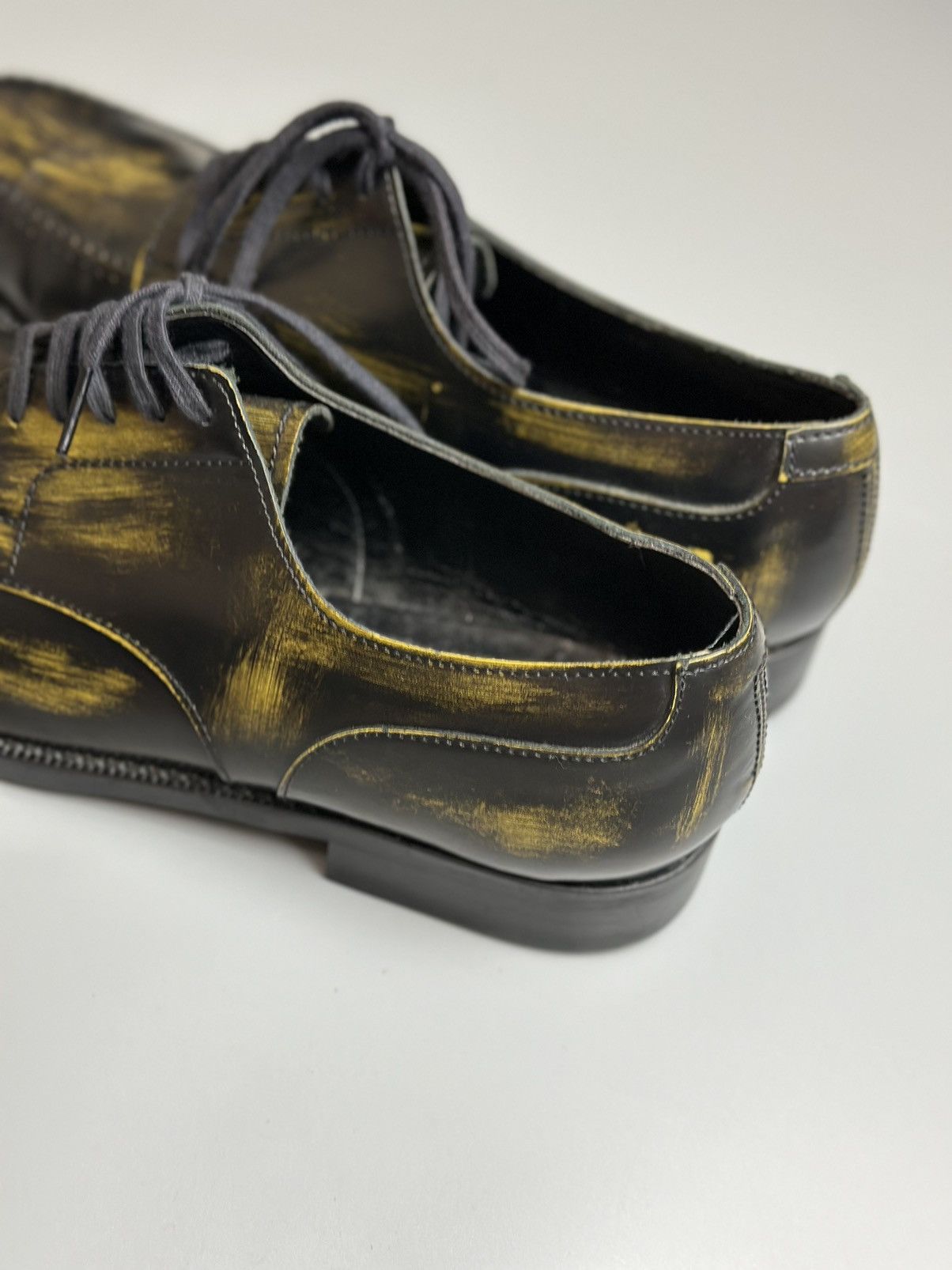 Rare Comme des Garcons Homme - Painted Laceup shoes