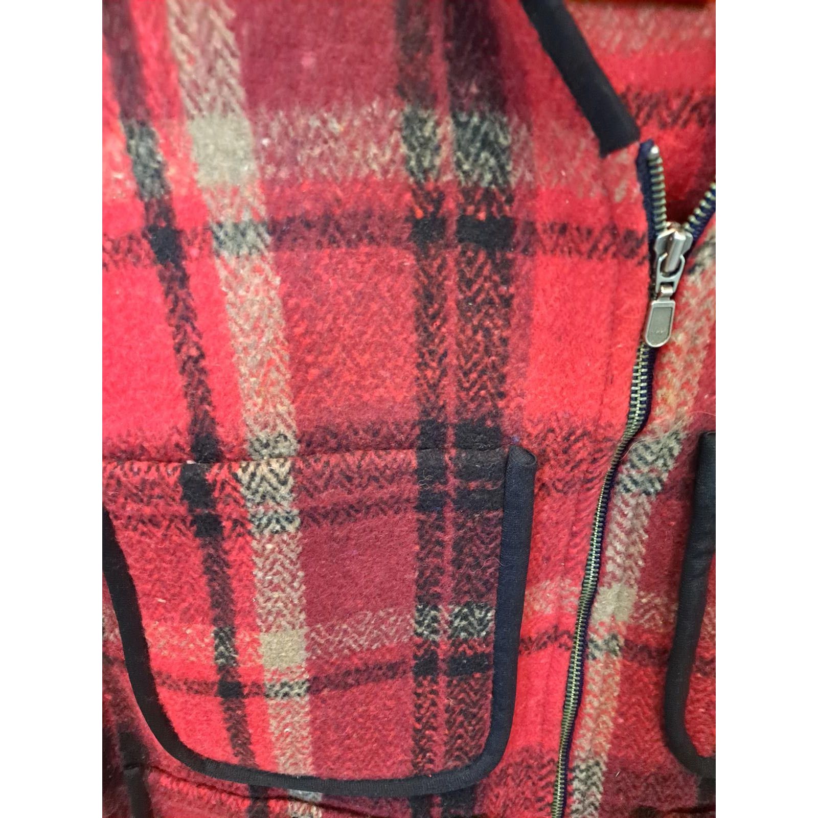 Other New Earth Rags Full Zip Red Plaid Vest Size Large Size US L / EU 52-54 / 3 - 4 Thumbnail