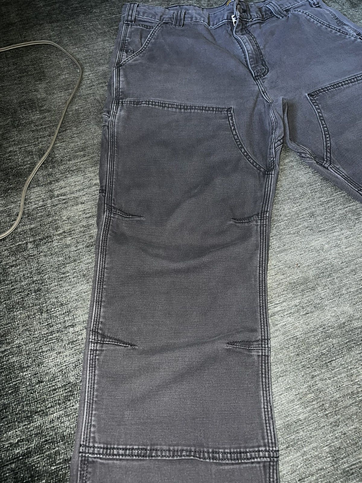Carhartt MEN'S UTILITY DOUBLE-KNEE PANT RELAXED FIT - CANVAS Size US 36 / EU 52 - 2 Thumbnail