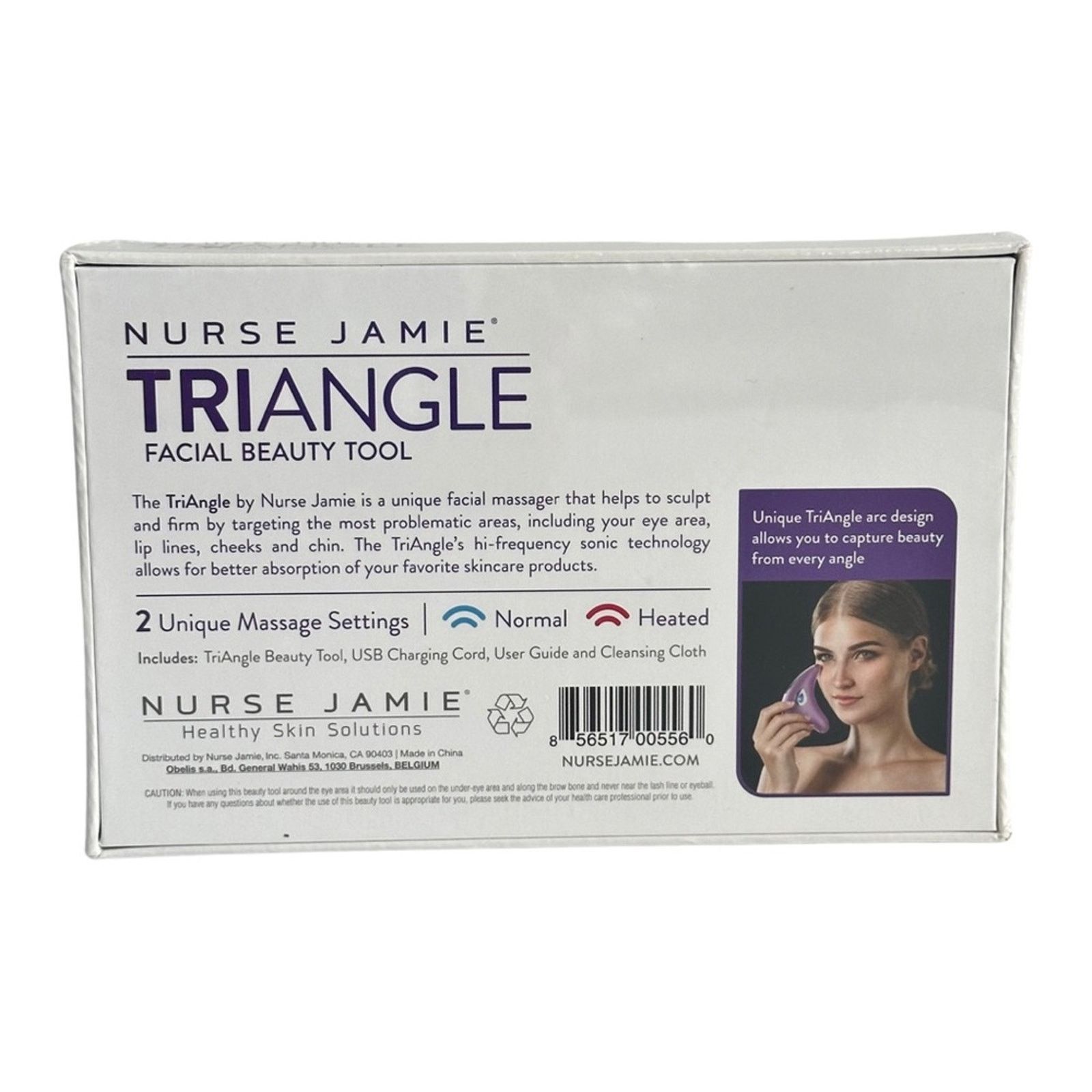 Other NIB Nurse Jamie Triangle Facial Beauty Tool Size ONE SIZE - 2 Thumbnail